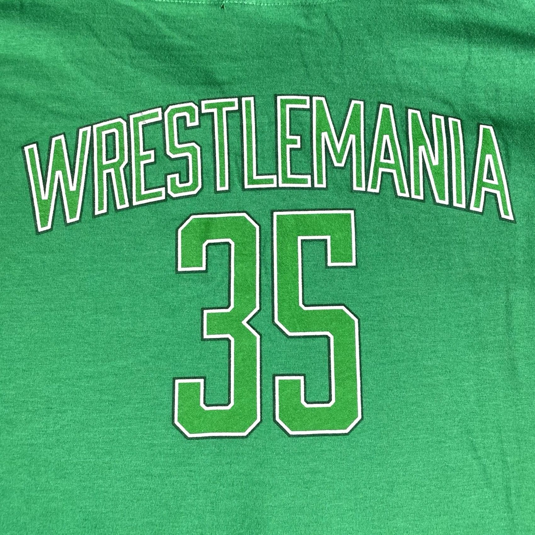 Vintage WWE WrestleMania Shirt Mens XL T-Shirt Green 2019 Wrestling NY NJ WWE Green Size US XL / EU 56 / 4 - 6 Thumbnail