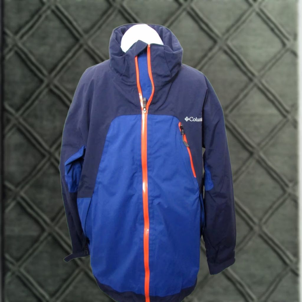 Vintage Columbia Jacket Men's XL Blue Omni Tech Waterproof Interchange Windbreaker Size US XL / EU 56 / 4 - 1 Thumbnail