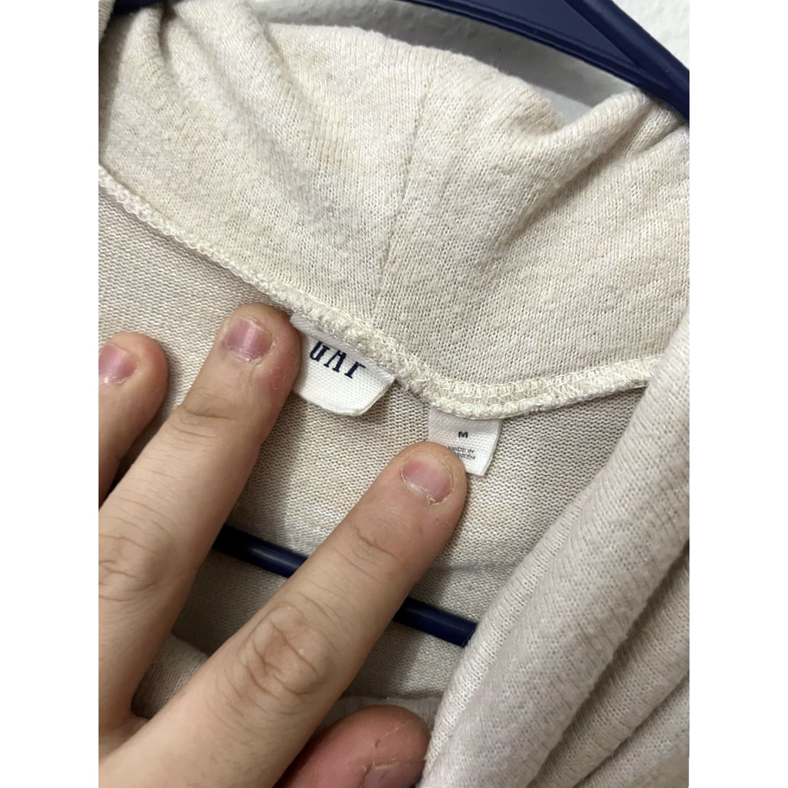 Gap VINTAGE Gap Clothing Sweater Shirt Ladies Beige Turtleneck Pullover M Woman Medium Beige Tan Modal Spandex 90s Theme Classic Womens Size M / US 6-8 / IT 42-44 - 3 Thumbnail