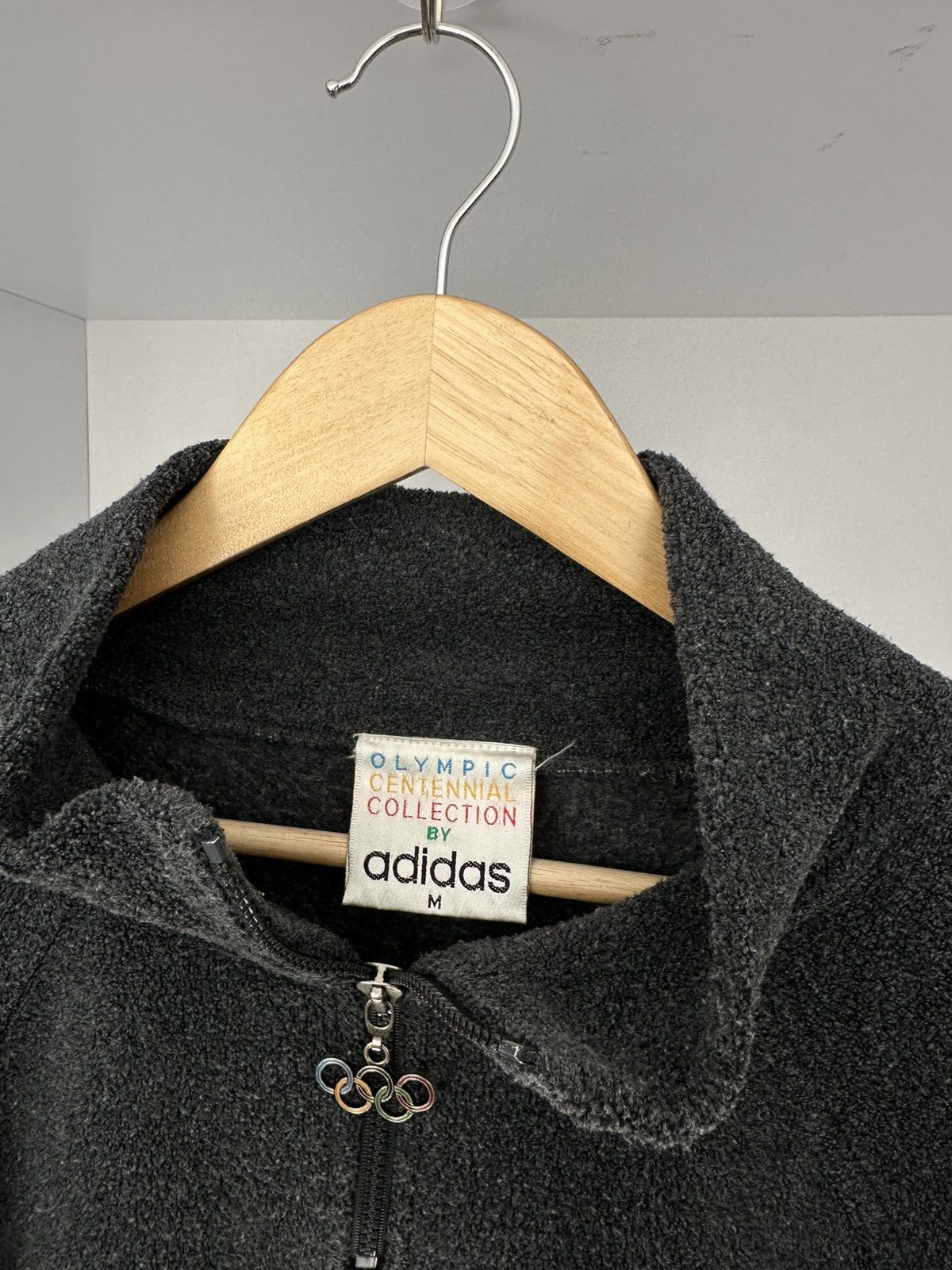 Adidas Vintage Adidas Olympic Games 1/4 Zip Fleece Sweatshirt Sz M Size US M / EU 48-50 / 2 - 4 Thumbnail