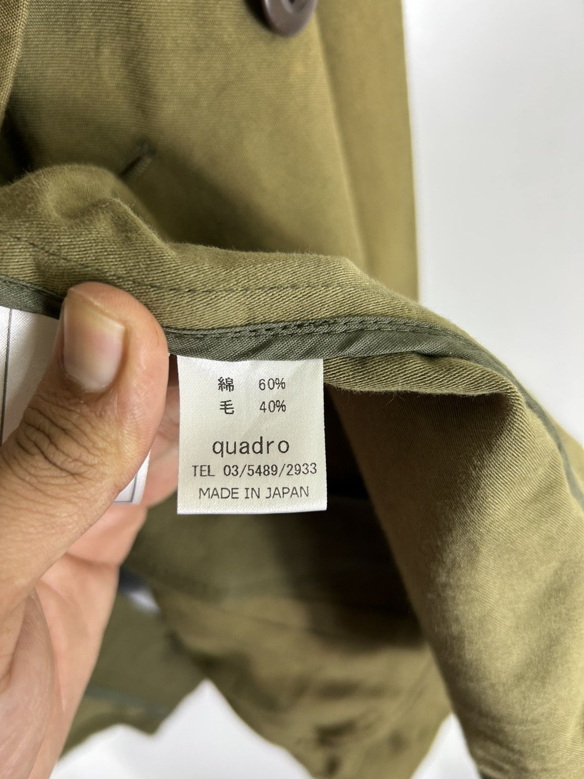 Japanese Brand 🔥Quadro Workwear Style Double Breast Coat Jacket Size US S / EU 44-46 / 1 - 13 Thumbnail