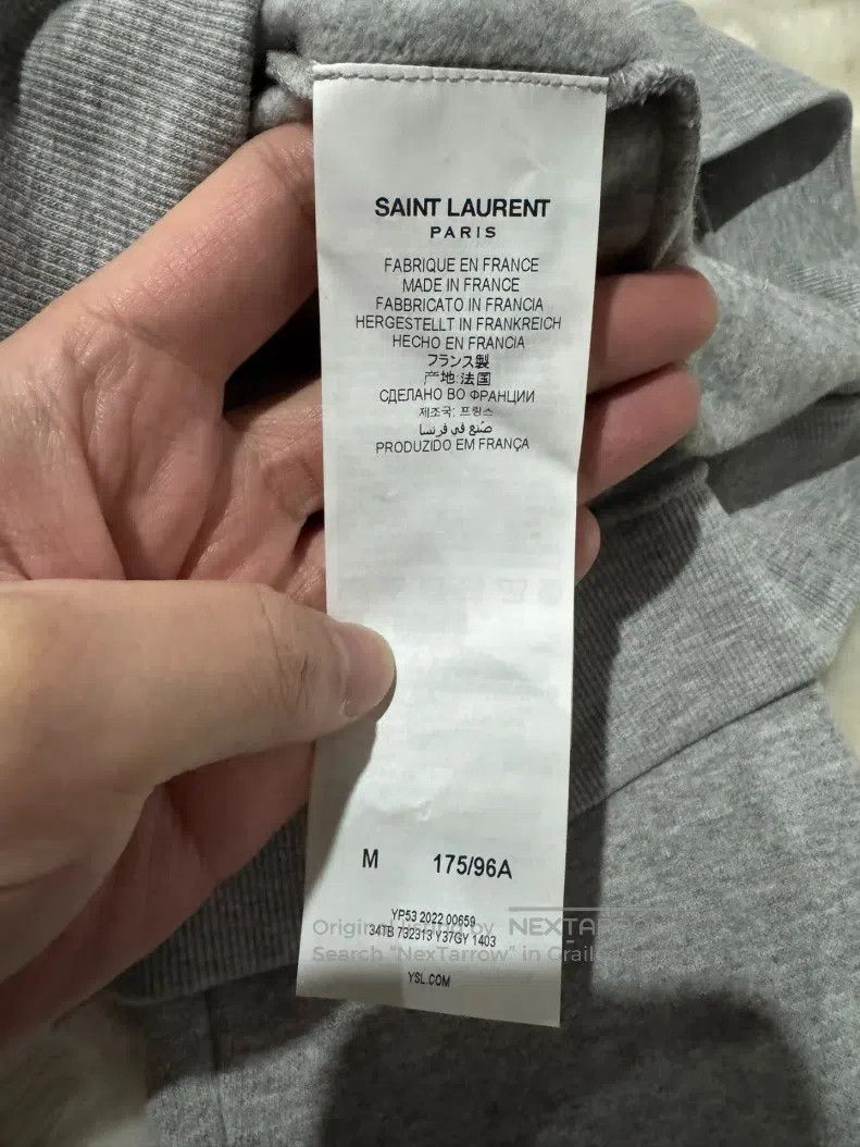 Saint Laurent Paris Saint Laurent Paris Embroidered Signature Men's Hoodie Size US M / EU 48-50 / 2 - 6 Thumbnail