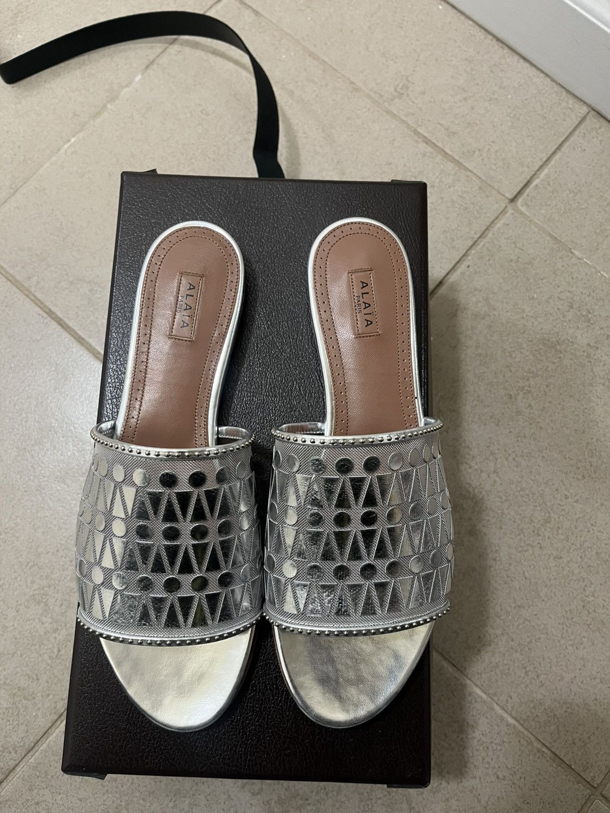 Alaia Alaia Sandals Sz 39.5/9.5us Size US 9.5 / IT 39.5 - 7 Thumbnail