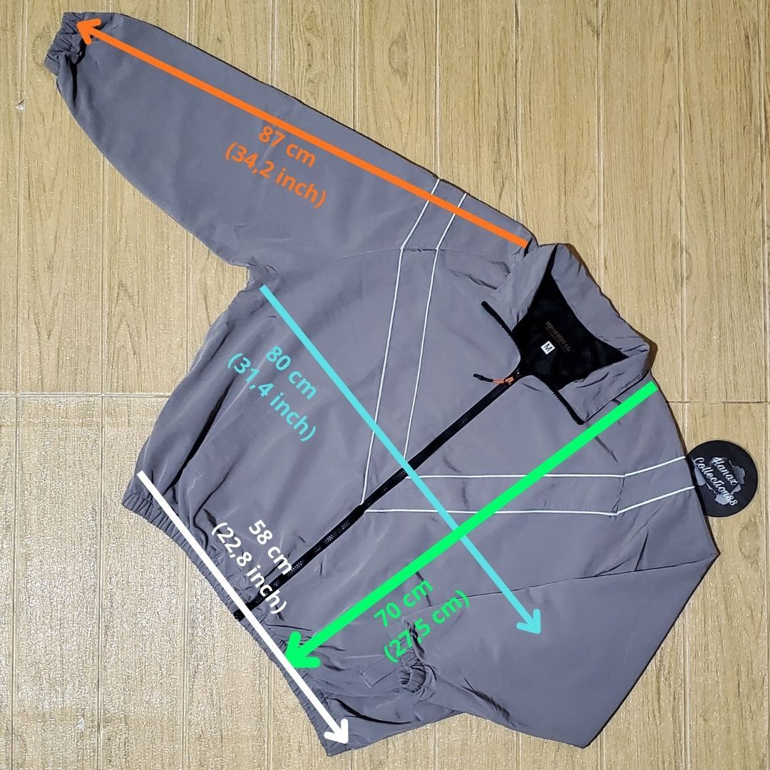 Uniform Bridge UNIFORM BRIDGE & CO Oversize Reflective Windbreaker Jacket Size US M / EU 48-50 / 2 - 5 Thumbnail