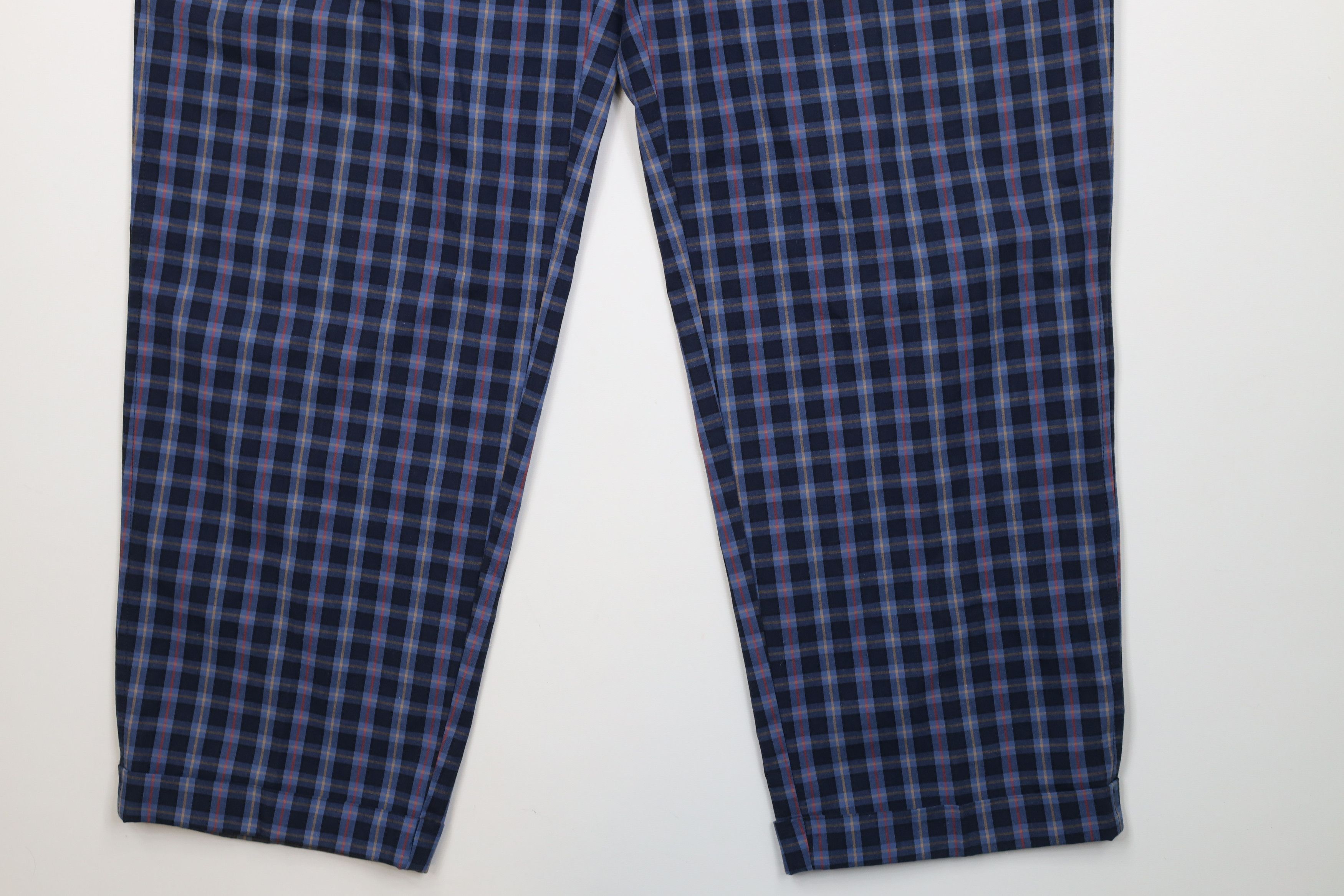 Izod Vintage 80s 90s Izod Chino Pants Trousers Plaid Cotton Size US 36 / EU 52 - 5 Thumbnail