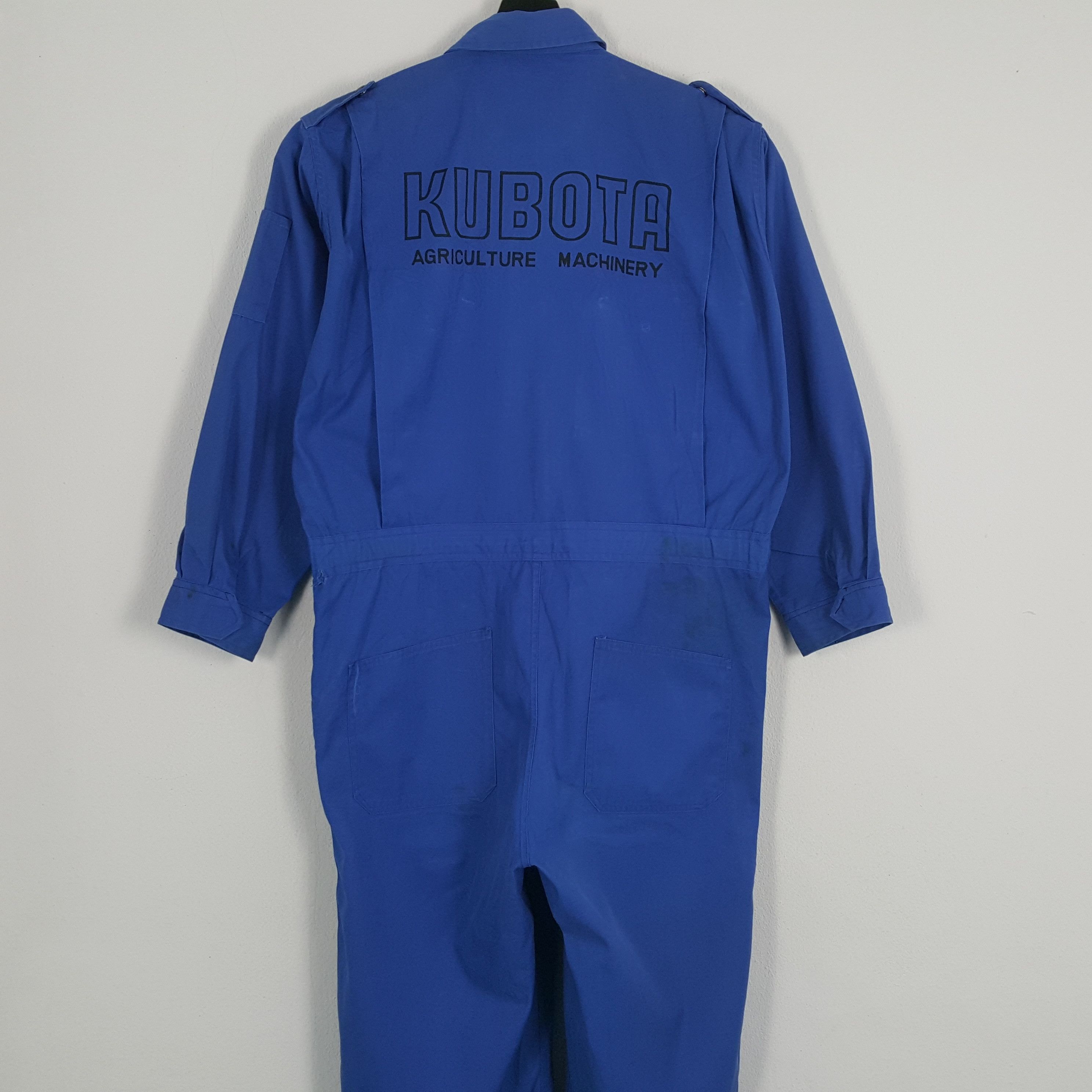 Japanese Brand × Vintage KUBOTA AGRICULTURE MACHINEY Workwear Coverall Jacket Size US L / EU 52-54 / 3 - 2 Thumbnail