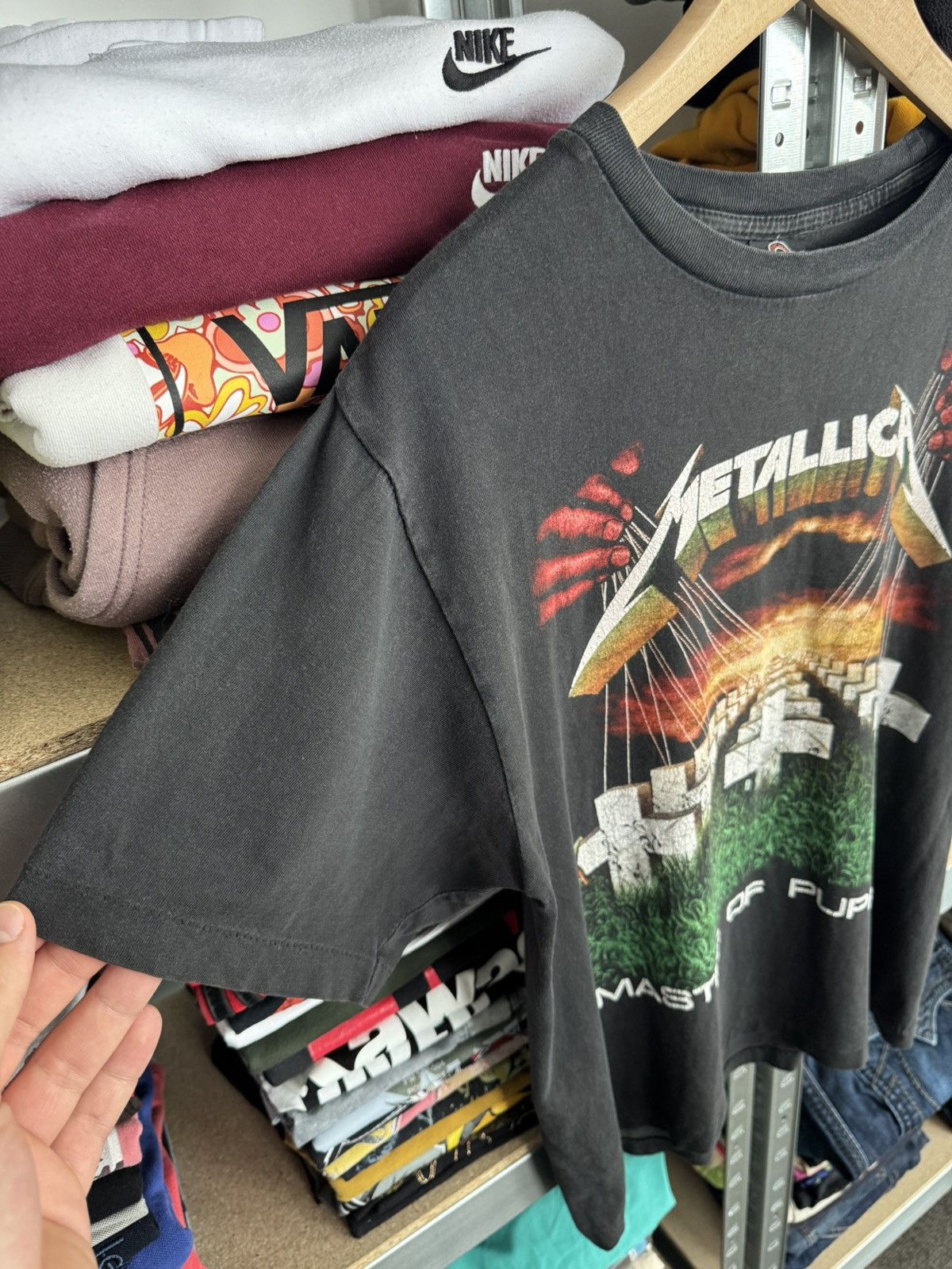 Metallica Vintage Metallica Master Of Puppets T-Shirt Single Stitch Size US L / EU 52-54 / 3 - 2 Thumbnail