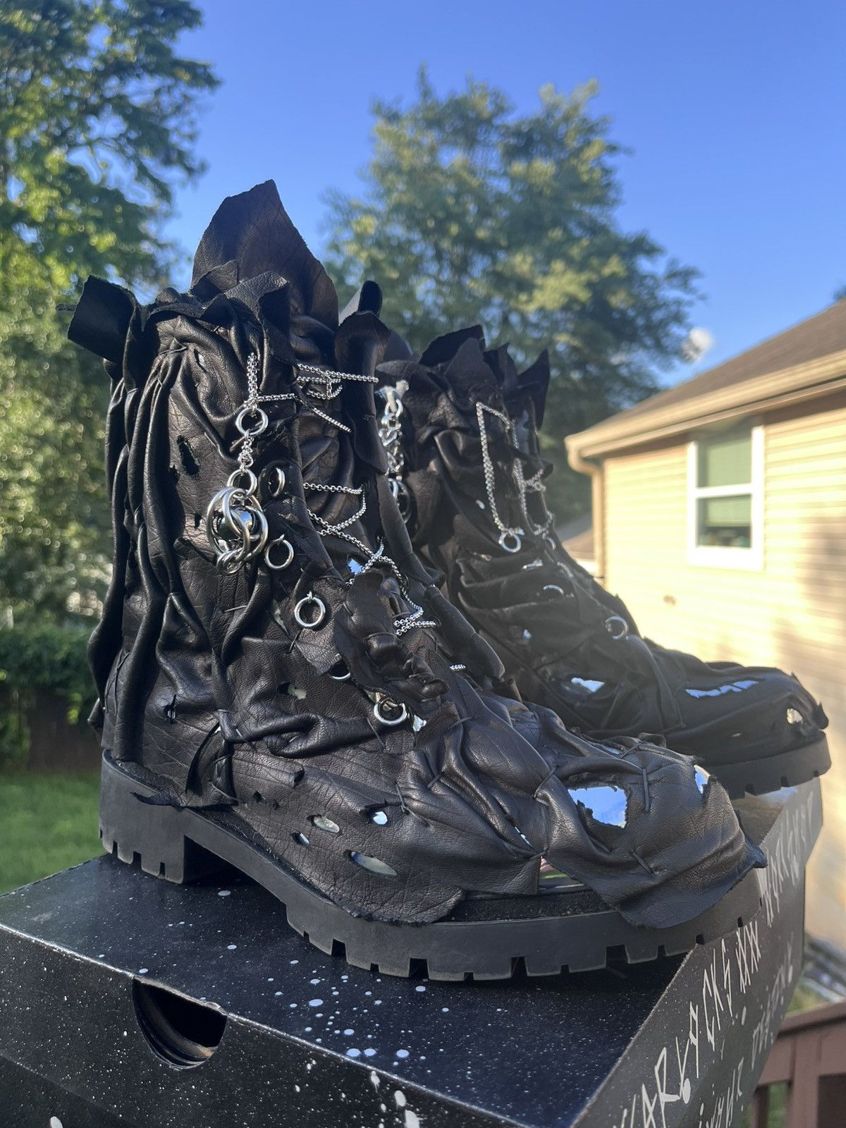 Other Warlocks Workshop ~ Chrome Martens Size US 10 / EU 43 - 2 Thumbnail