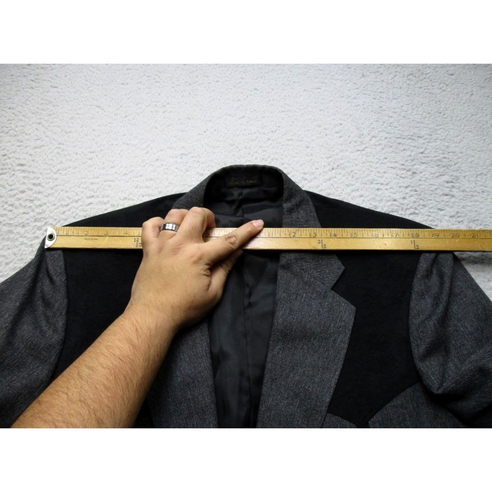 YOKE Circle S Mens Western Sport Coat 44L Gray Size US S / EU 44-46 / 1 - 7 Thumbnail