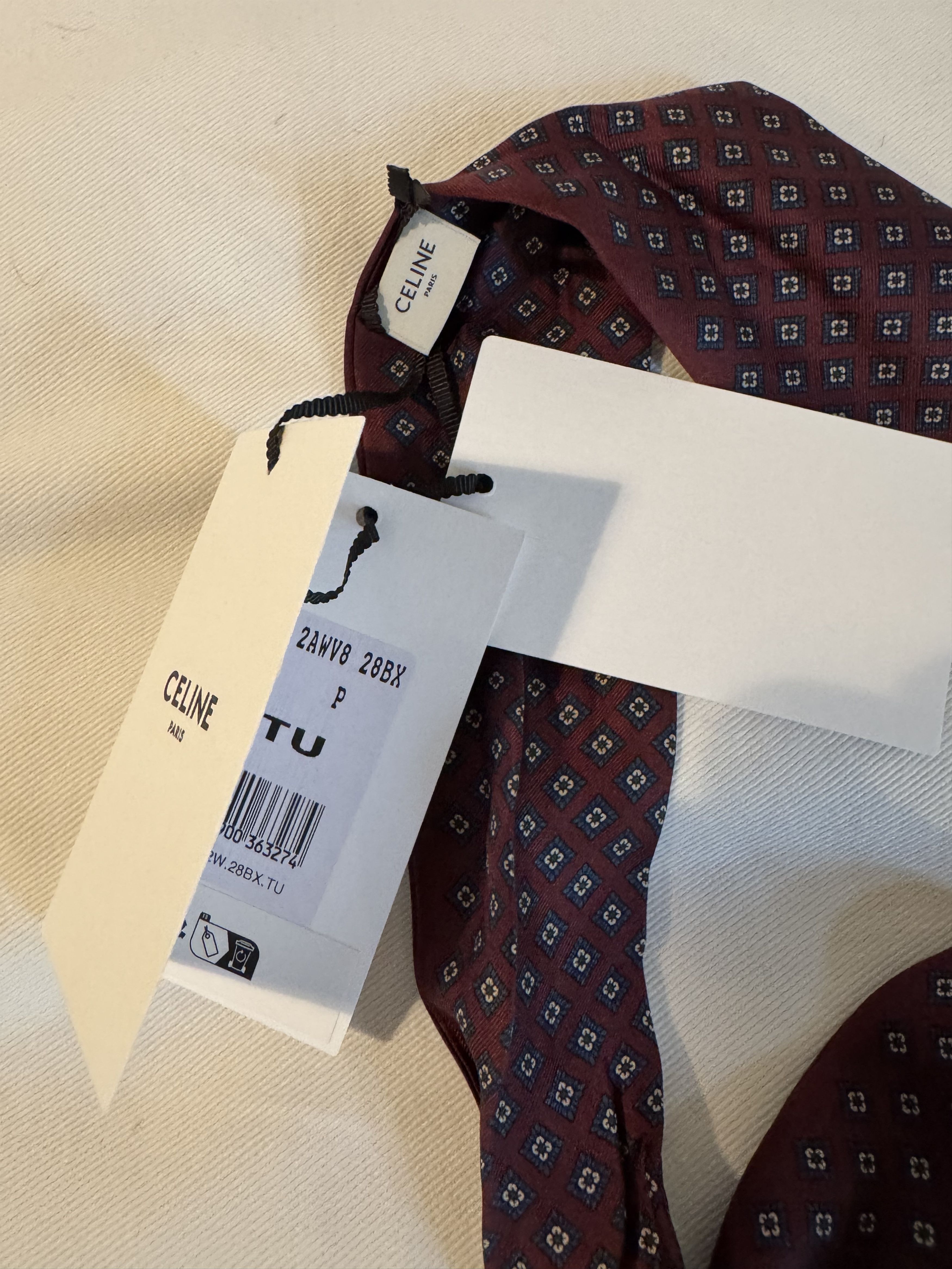 Celine LAVALLIERE IN SILK TWILL Size ONE SIZE - 3 Thumbnail