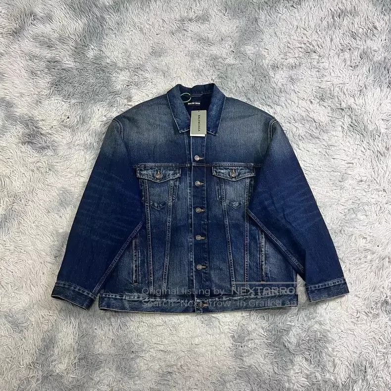 Balenciaga Balenciaga Denim Jacket, Size L Size US S / EU 44-46 / 1 - 1 Thumbnail