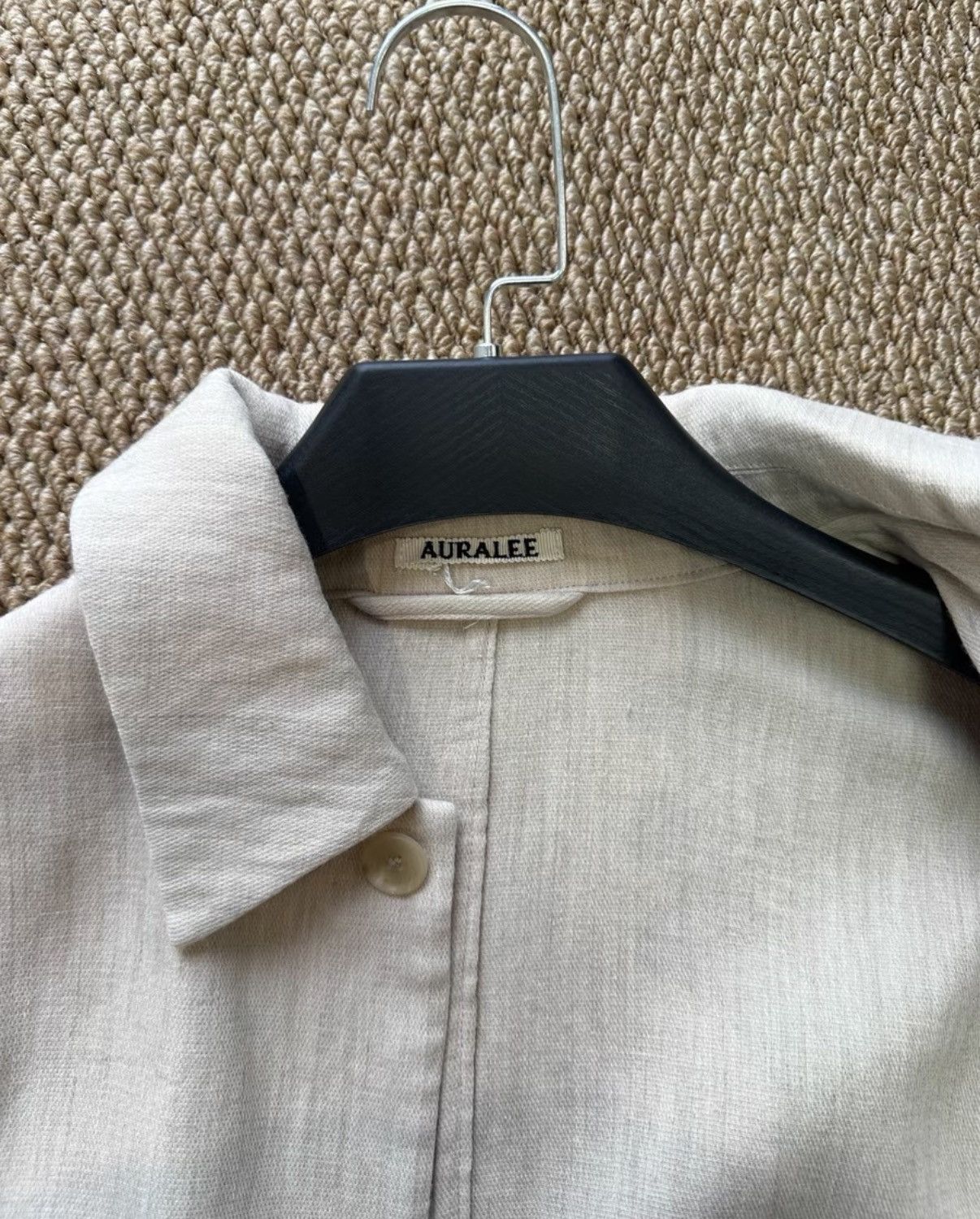 Auralee AAURALE Cotton & Camel Hair Blend Belted Trench Coat K23 Size XS / US 0-2 / IT 36-38 - 9 Thumbnail