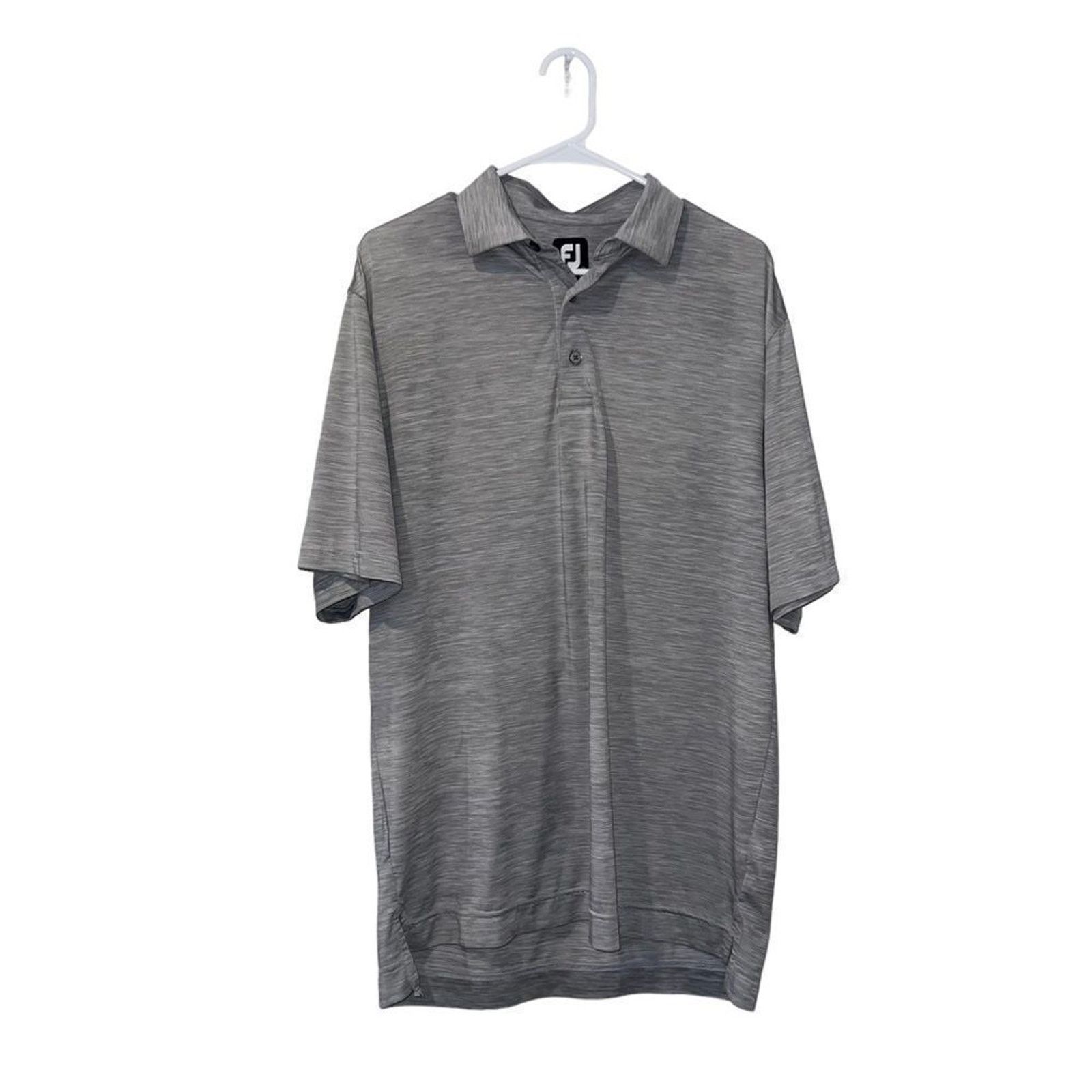 Footjoy FootJoy Men's Golf Polo Shirt Size Medium Gray Heather Size US M / EU 48-50 / 2 - 2 Thumbnail