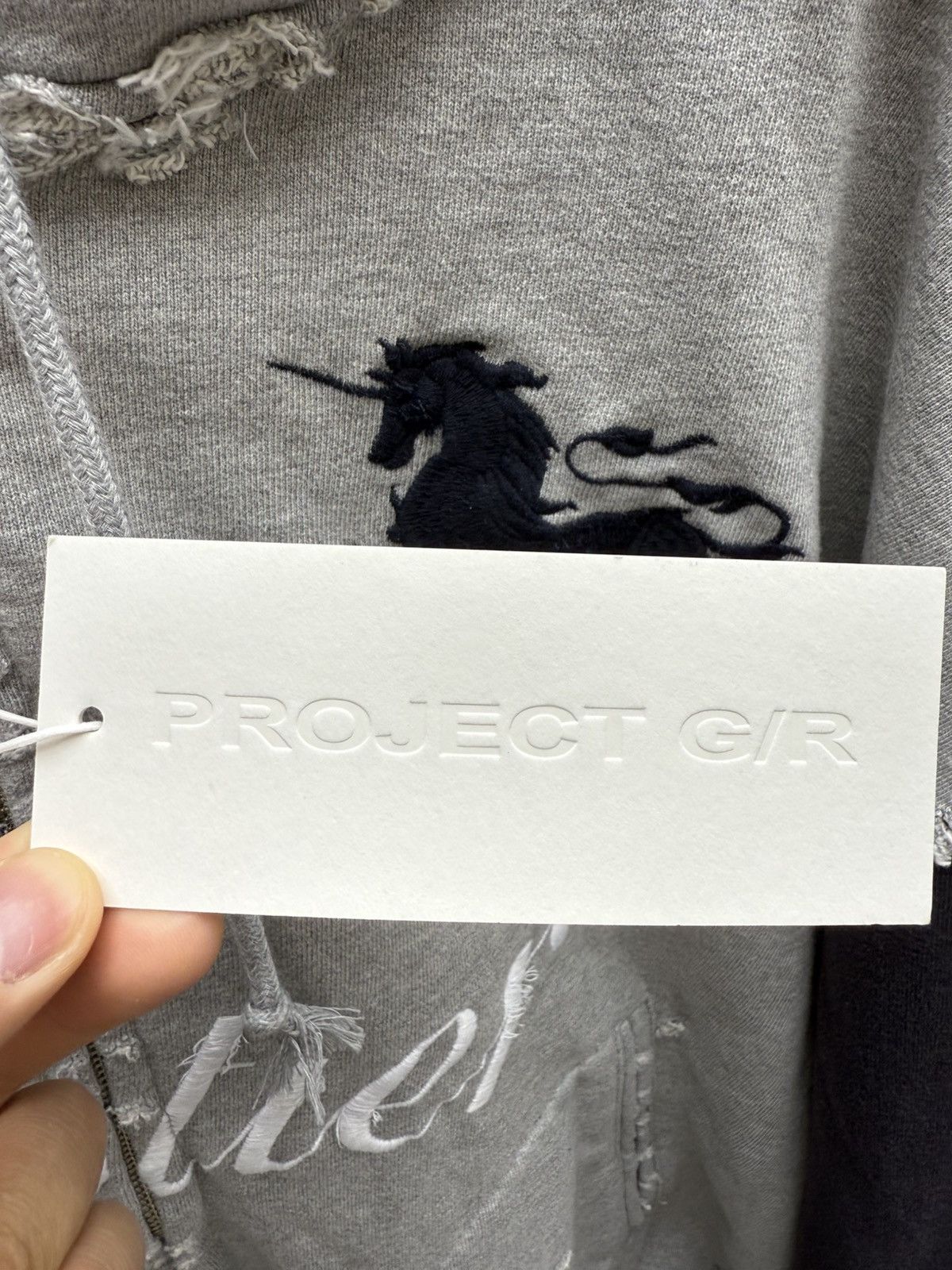 PROJECT G/R PROJECT GR CUNTIER ZIP HOODIE Size US L / EU 52-54 / 3 - 5 Thumbnail