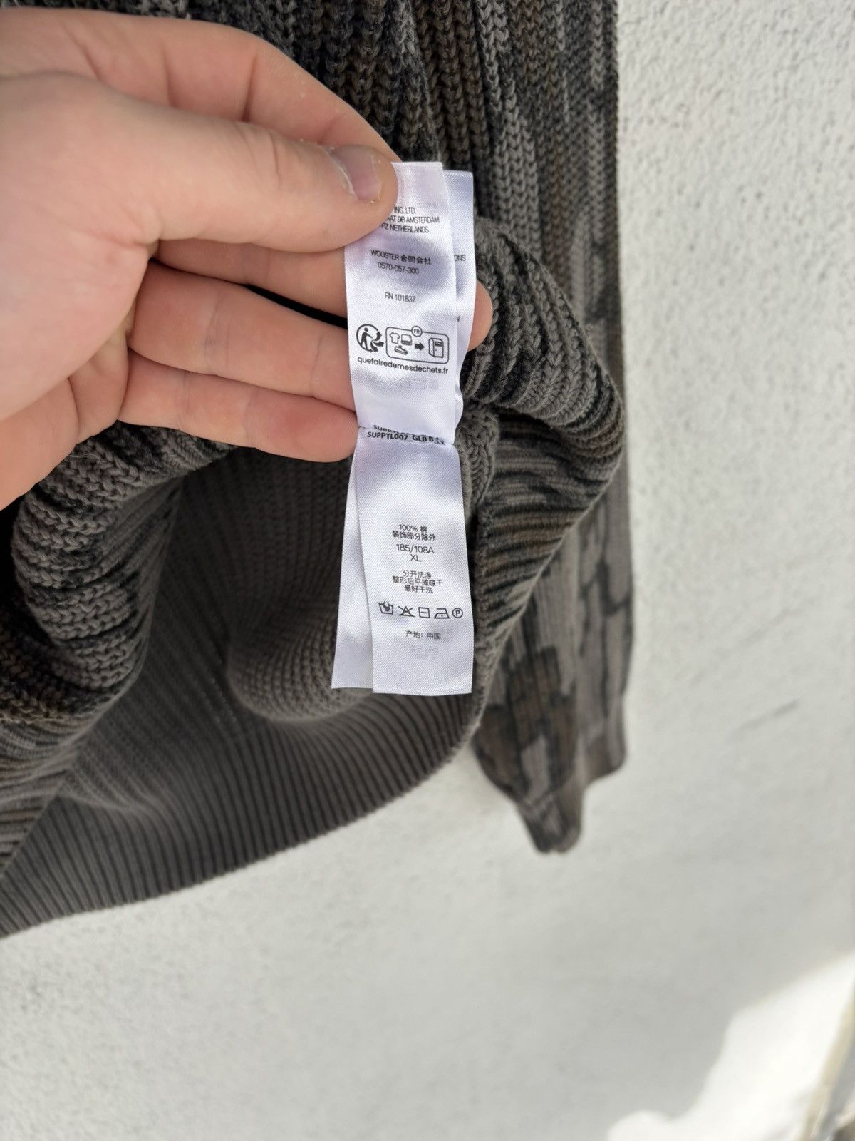 Supreme Supreme mossy oak cable knit crew Size US XL / EU 56 / 4 - 5 Thumbnail