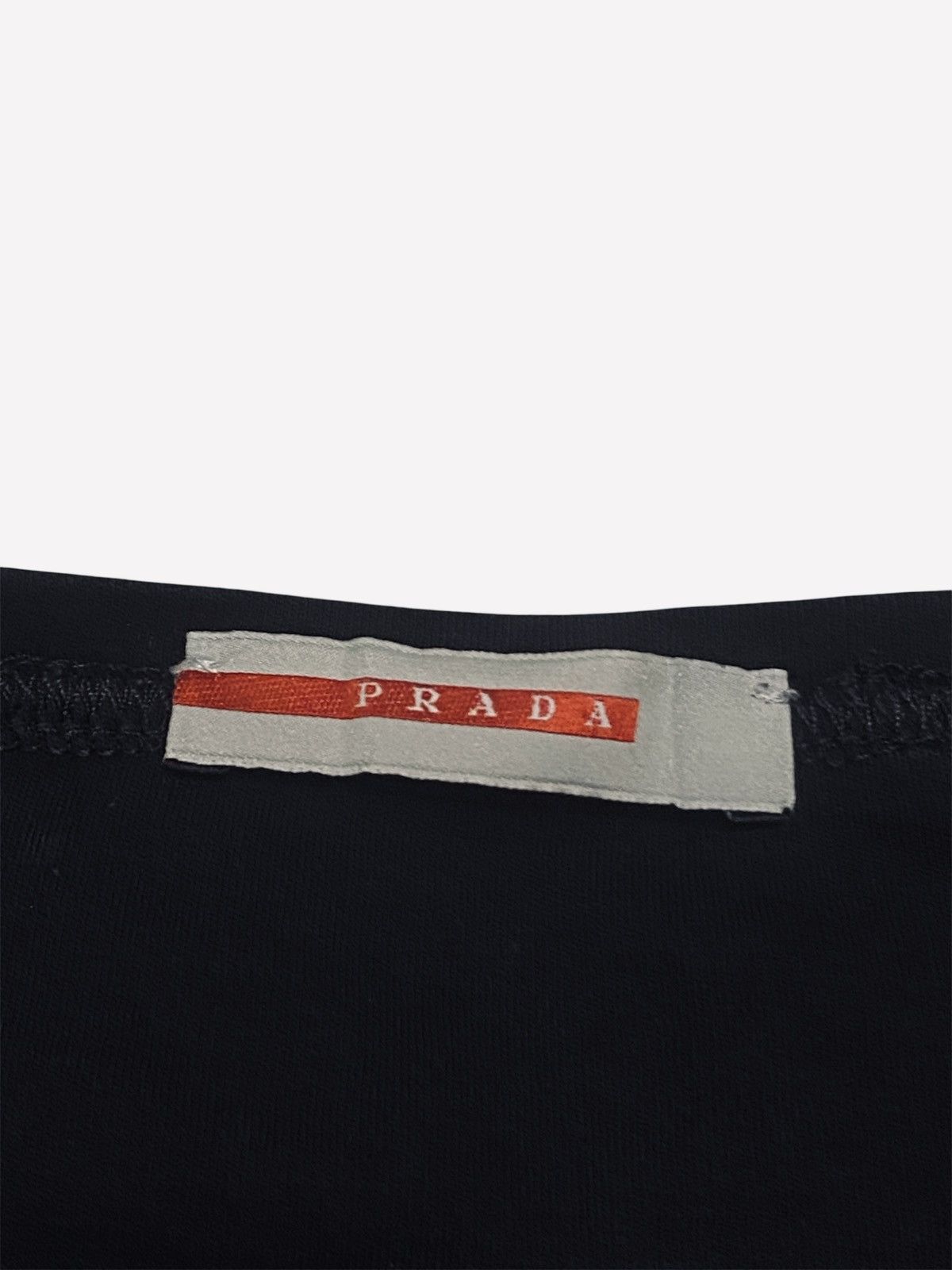 Prada Prada Black Classic Red Tab T-shirt Size US M / EU 48-50 / 2 - 3 Thumbnail