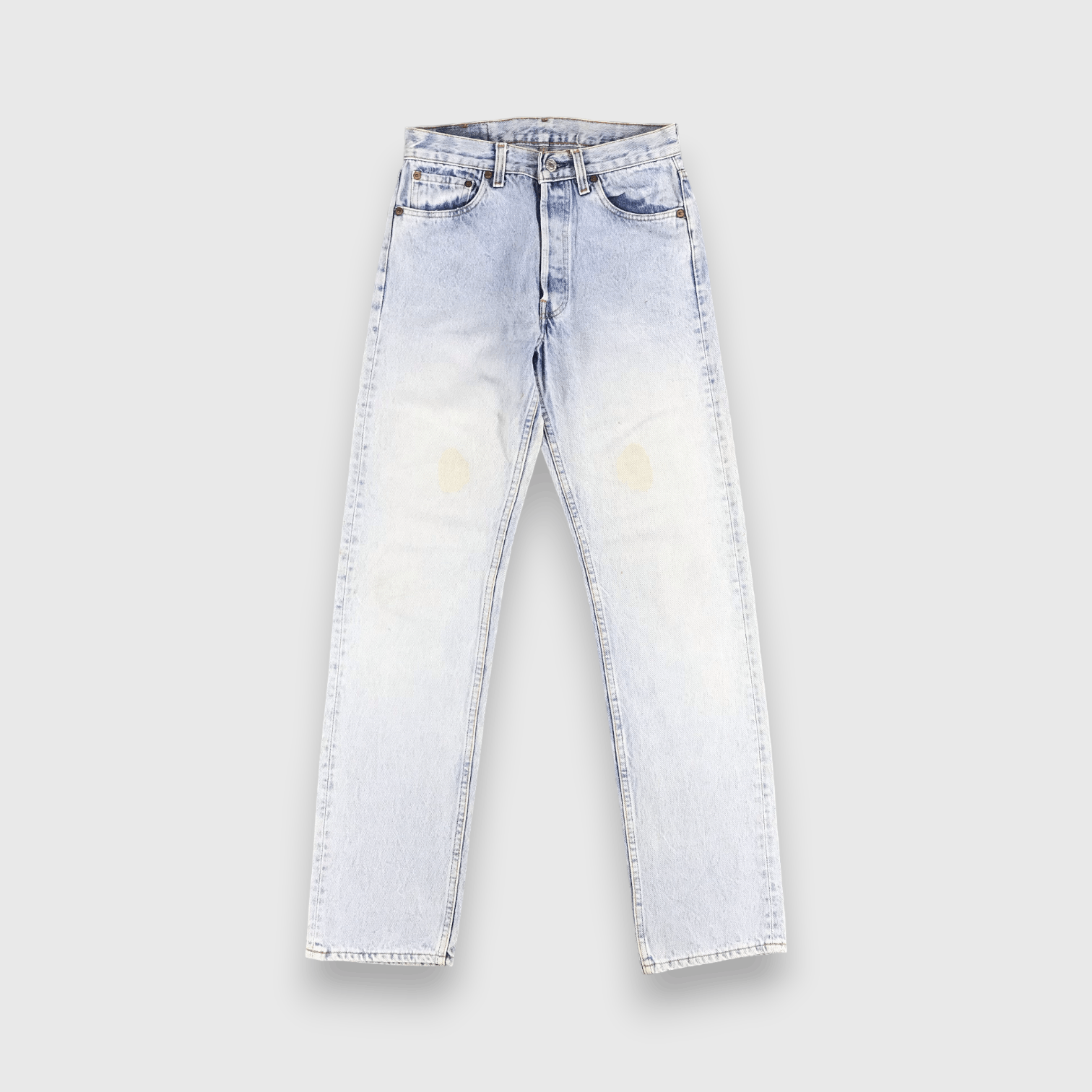 Levi's 90s Vintage Light Wash Levis 501 Jeans-J1909 Size US 28 / EU 44 - 1 Thumbnail