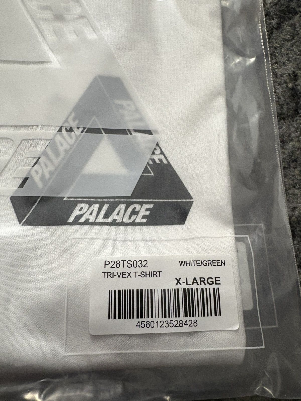Palace Palace Tri-Vex T-Shirt White Green Size US XL / EU 56 / 4 - 4 Thumbnail