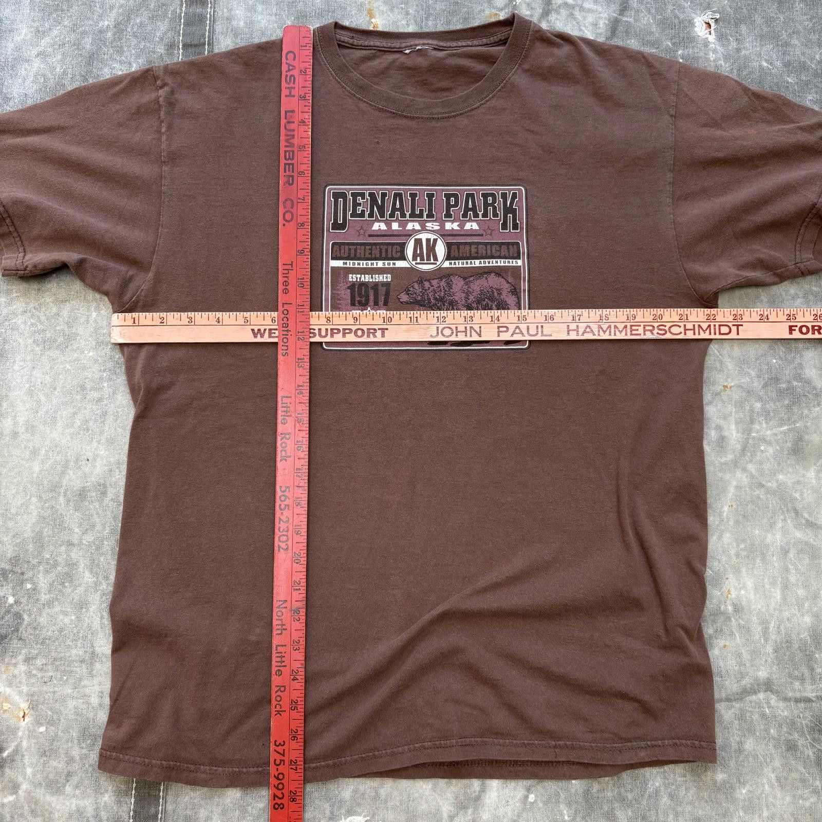 Vintage Vintage Y2K Denali Park Chocolate Brown Alaska Bear Shirt Size US L / EU 52-54 / 3 - 3 Thumbnail