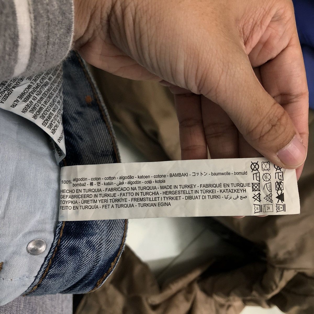 Japanese Brand 🔥RARE DISTRESSED DENIM JEANS ZARA DESIGNER Size US 34 / EU 50 - 16 Thumbnail