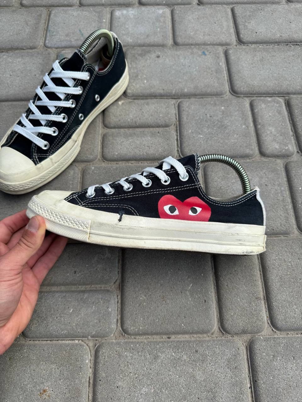 Comme des Garcons Converse Comme Des Garcons Chuck Taylor Low Trainers 7 Size US 7 / EU 40 - 4 Thumbnail