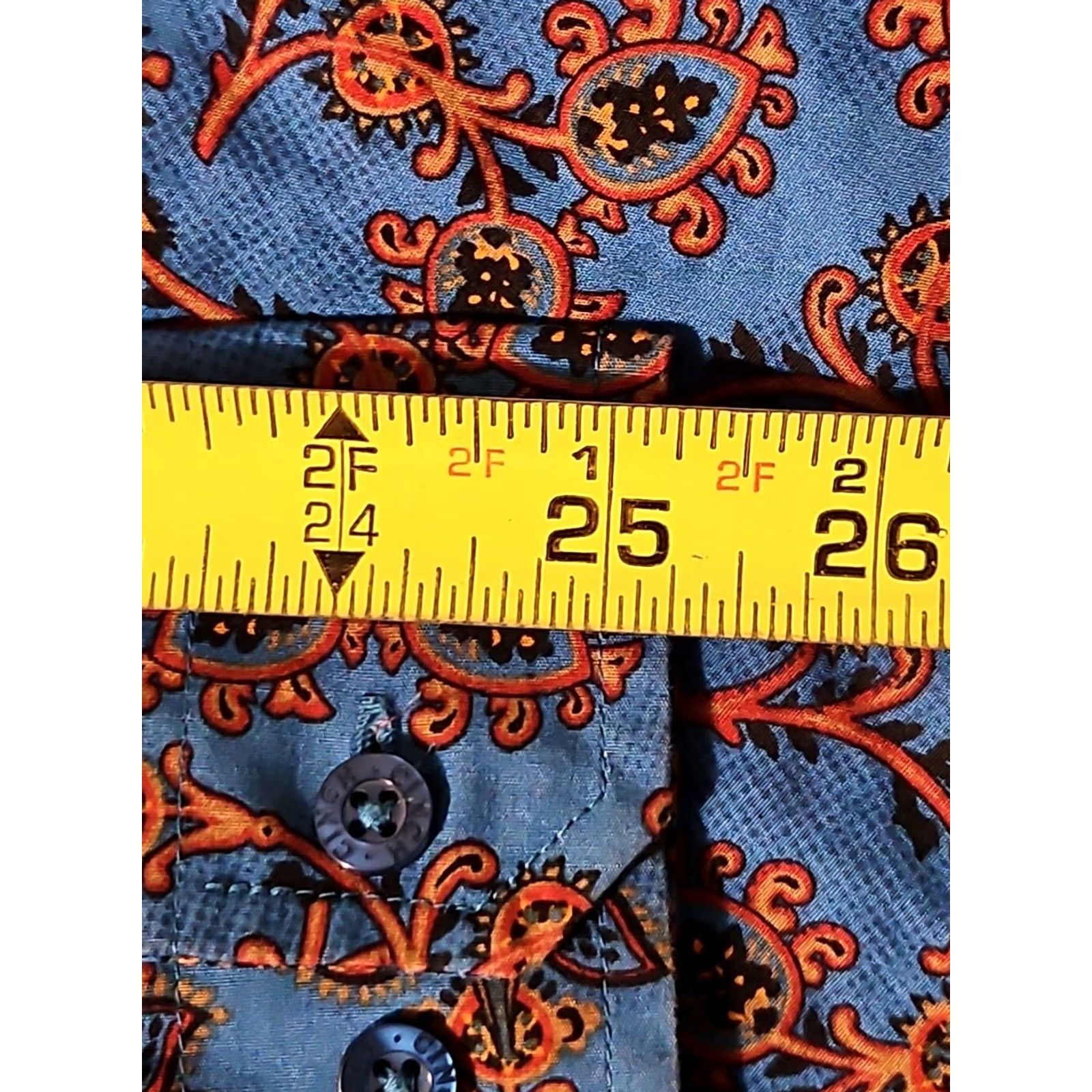Vintage Cinch Shirt Mens Large Paisley Button Down All Over Print Western Cowboy Rodeo Size US L / EU 52-54 / 3 - 6 Thumbnail