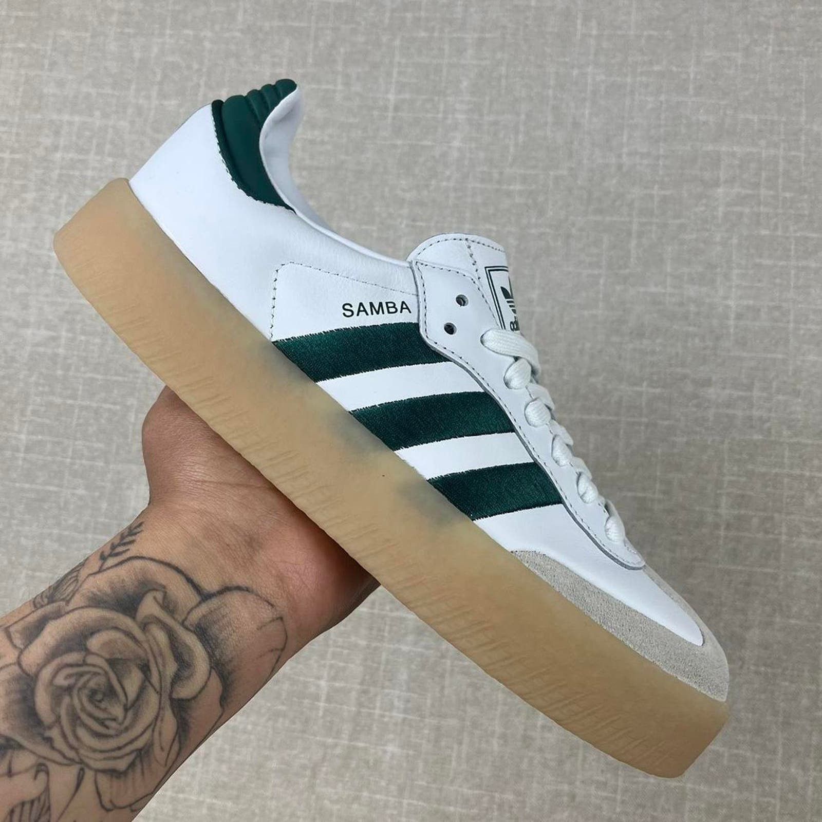 image of Adidas Sambae “Collegiate Green” Shoes, Women's (Size 8.5)