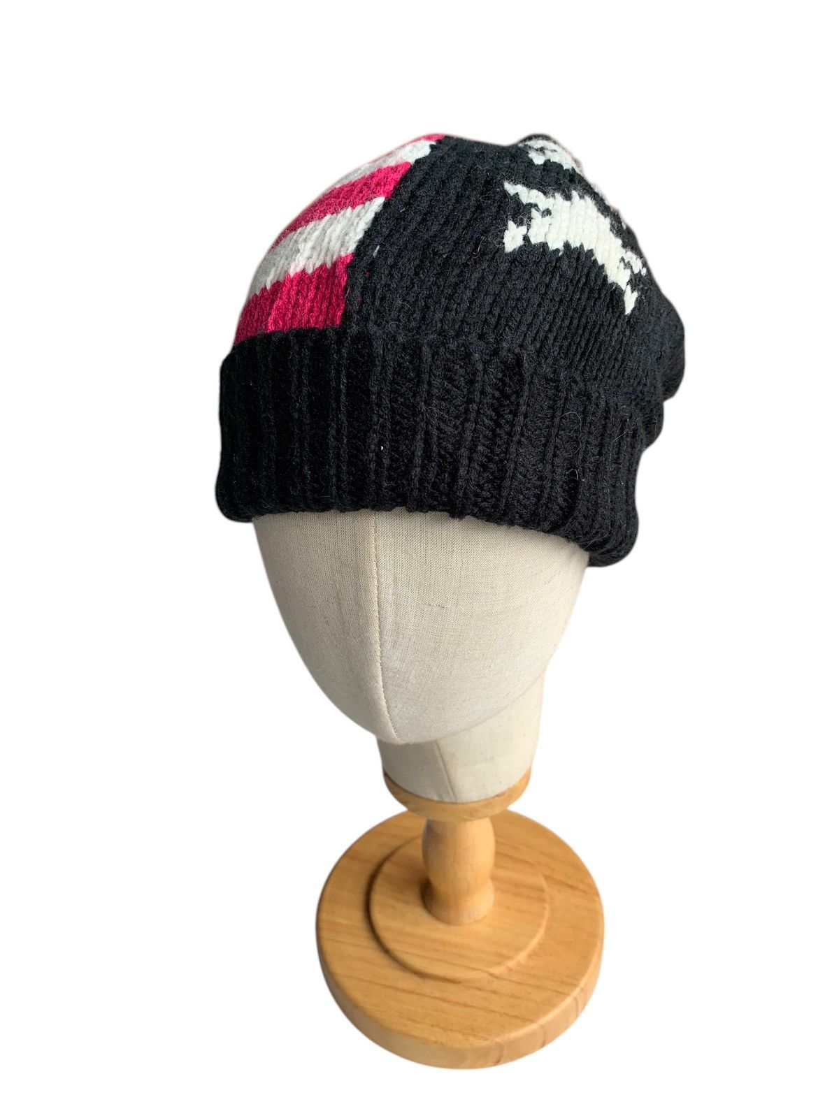 Japanese Brand × Kapital × Vintage KNITTED AMERICAN FLAG DESIGN WINTER SESSIONS BEANIE HAT Size ONE SIZE - 4 Thumbnail