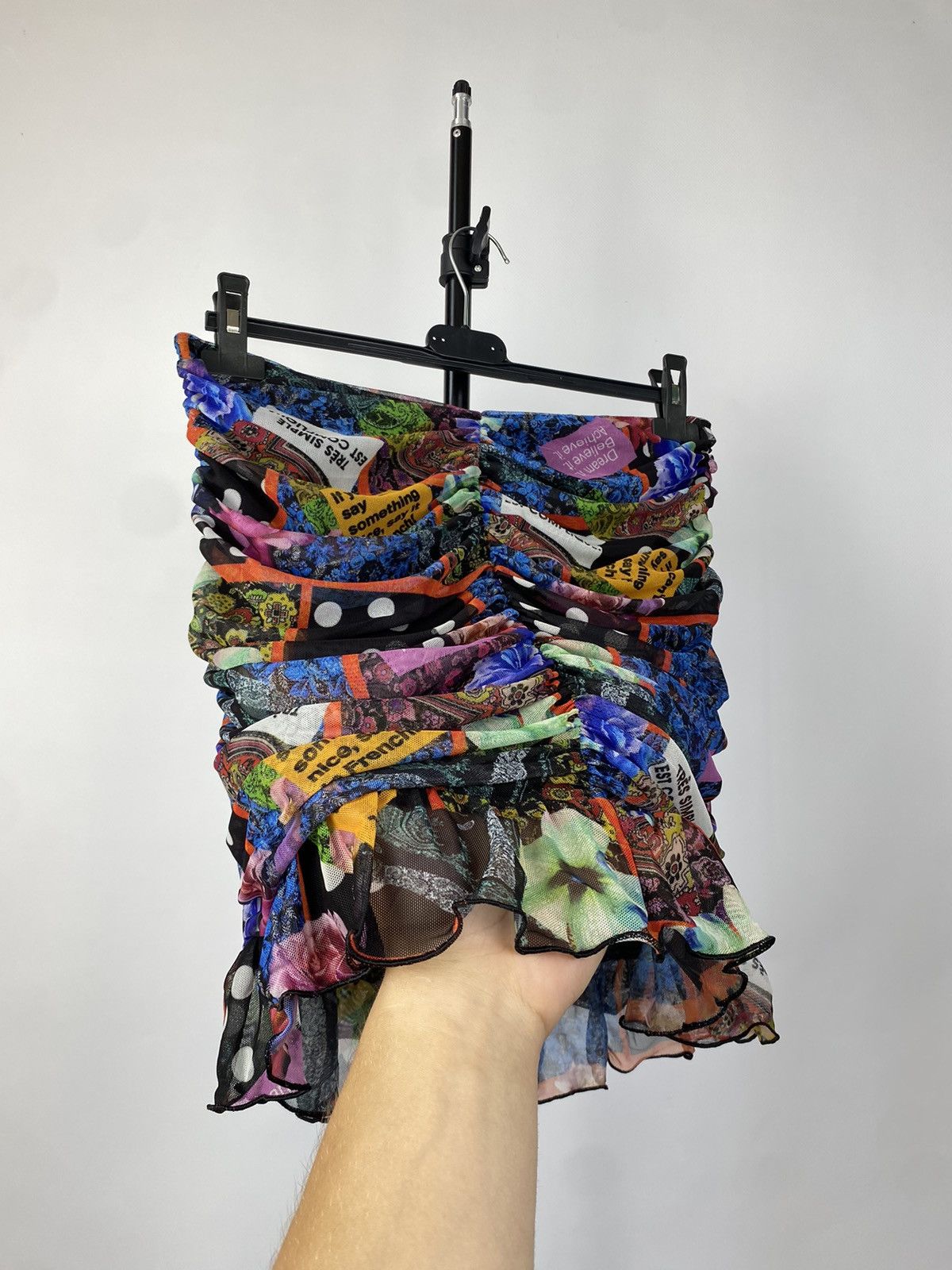 Japanese Brand y2K DESIGUAL archival Japan seditionaries style midi skirt Size 30" / US 8 / IT 44 - 2 Thumbnail