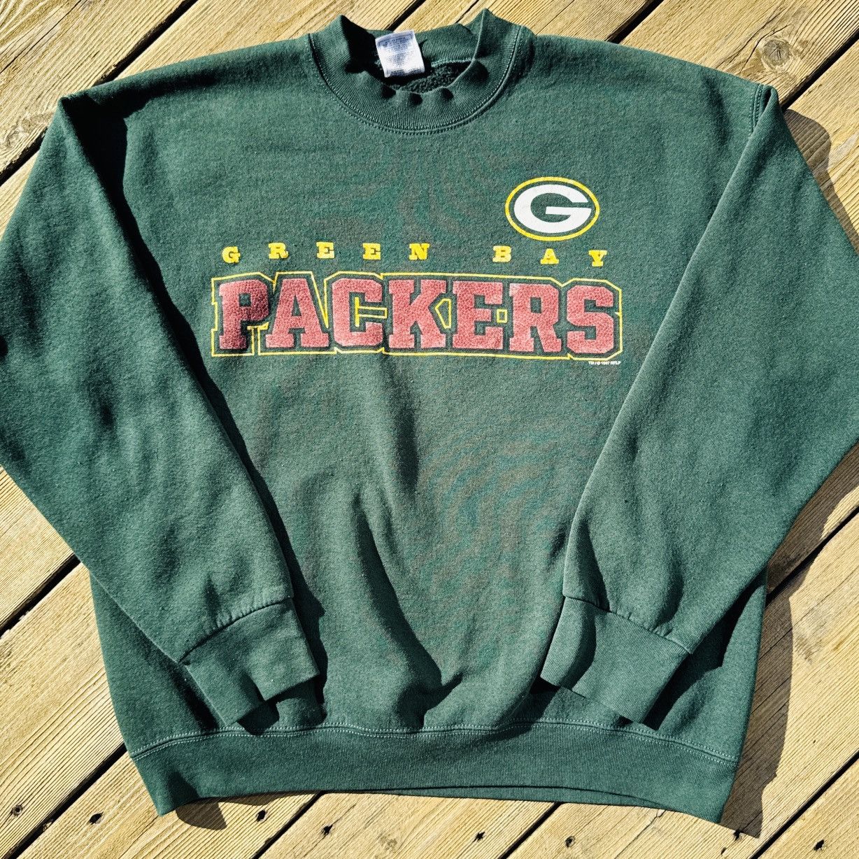 Vintage Vintage 90s Green Bay Packers Crewneck Sweatshirt Size XL Size US XL / EU 56 / 4 - 1 Thumbnail