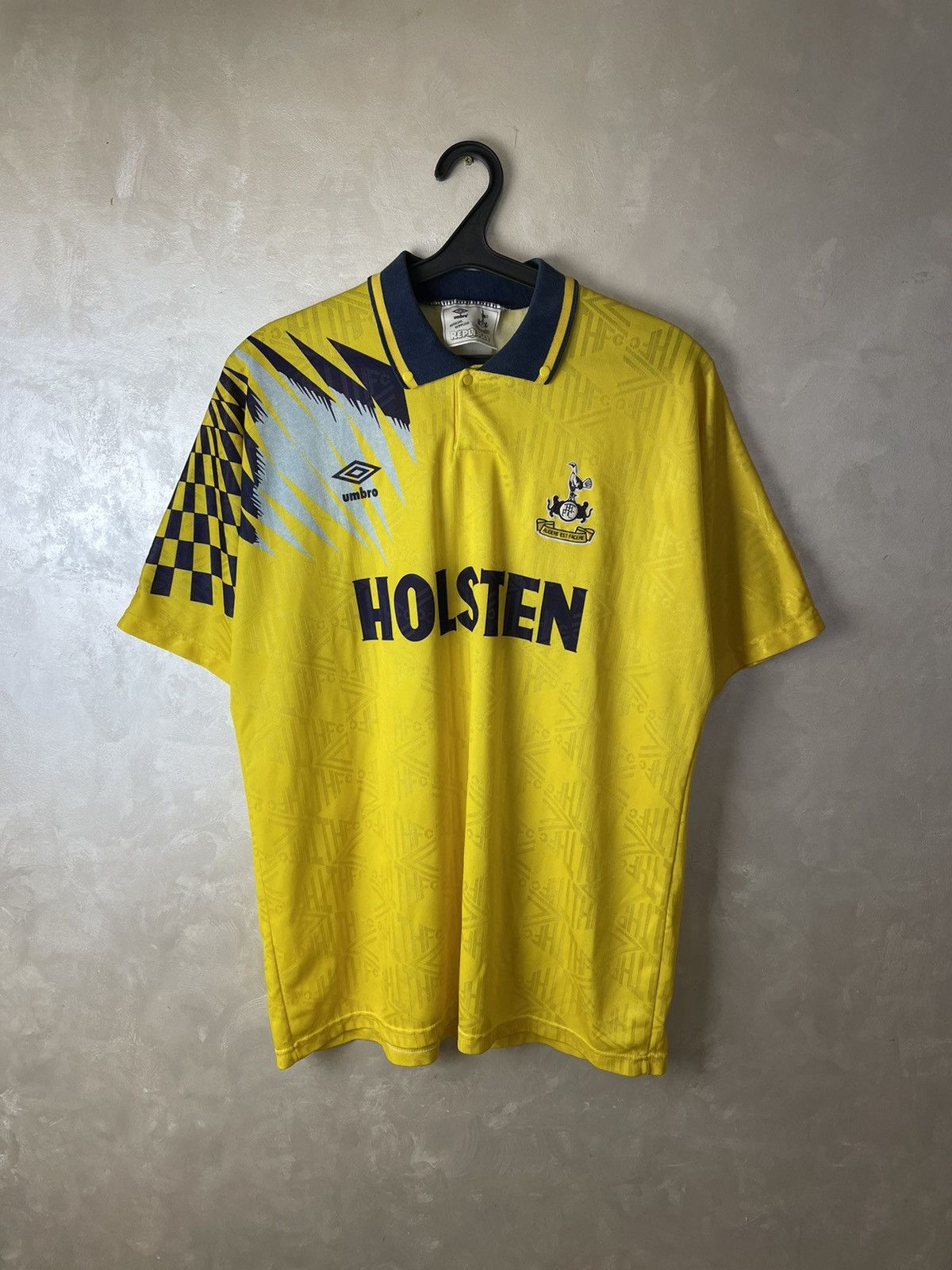 Umbro UMBRO TOTTENHAM HOTSPUR 1991 1995 AWAY SOCCER JERSEY SHIRT Size US L / EU 52-54 / 3 - 1 Thumbnail