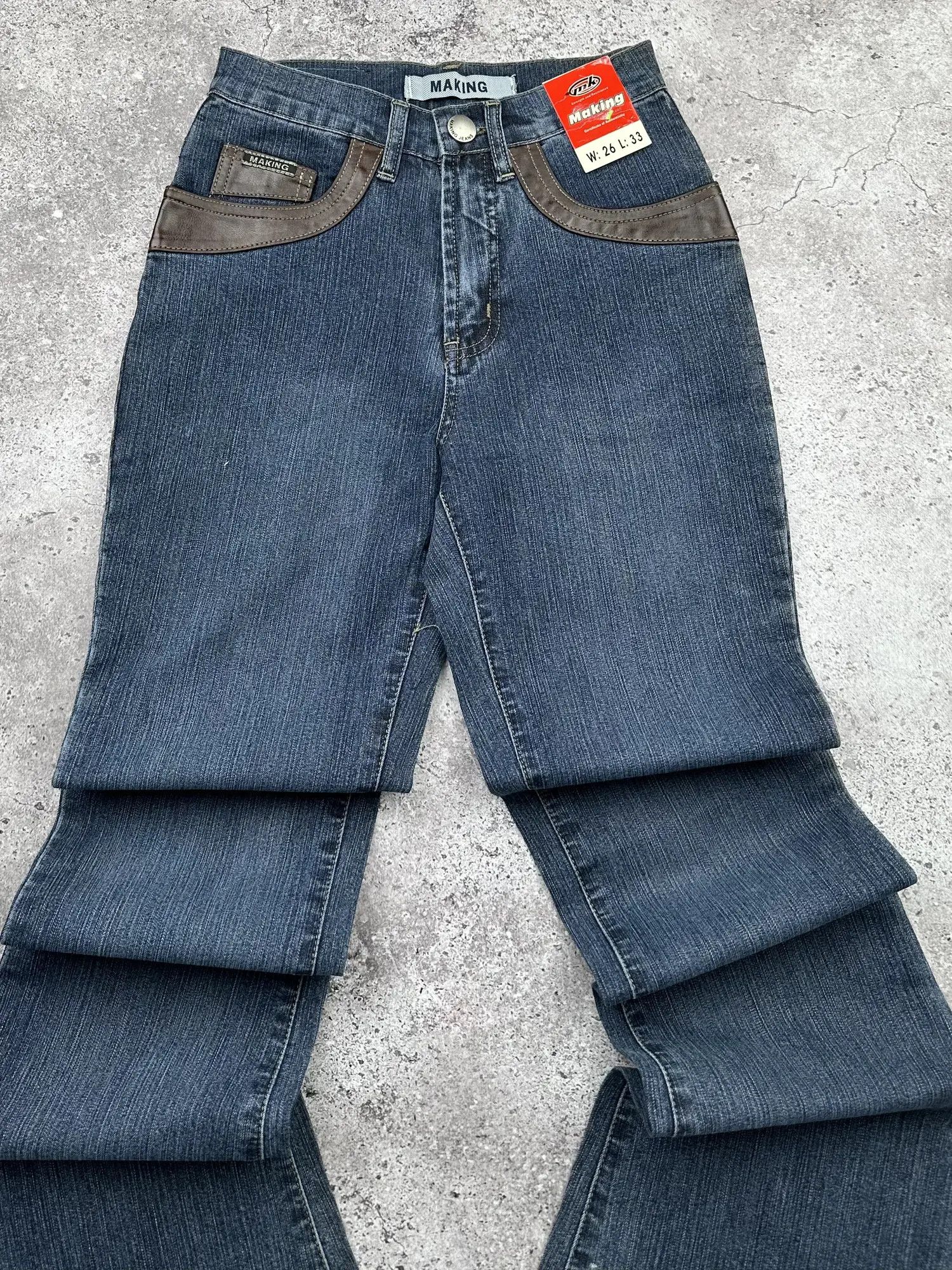 Japanese Brand Vintage Flare Jeans C333(V201) Size 25" / US 0 / IT 36 - 2 Thumbnail