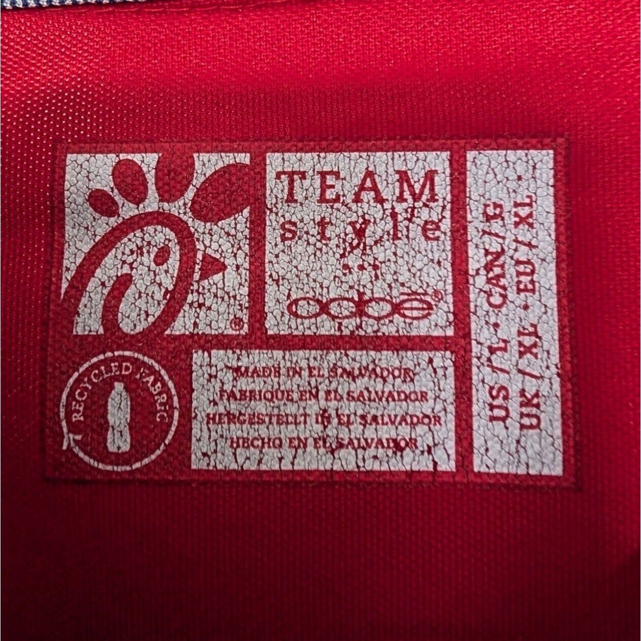 Designer Oobe Team Style Chick Fil A Employee Polo Shirt Mens Size L Size L / US 10 / IT 46 - 4 Thumbnail