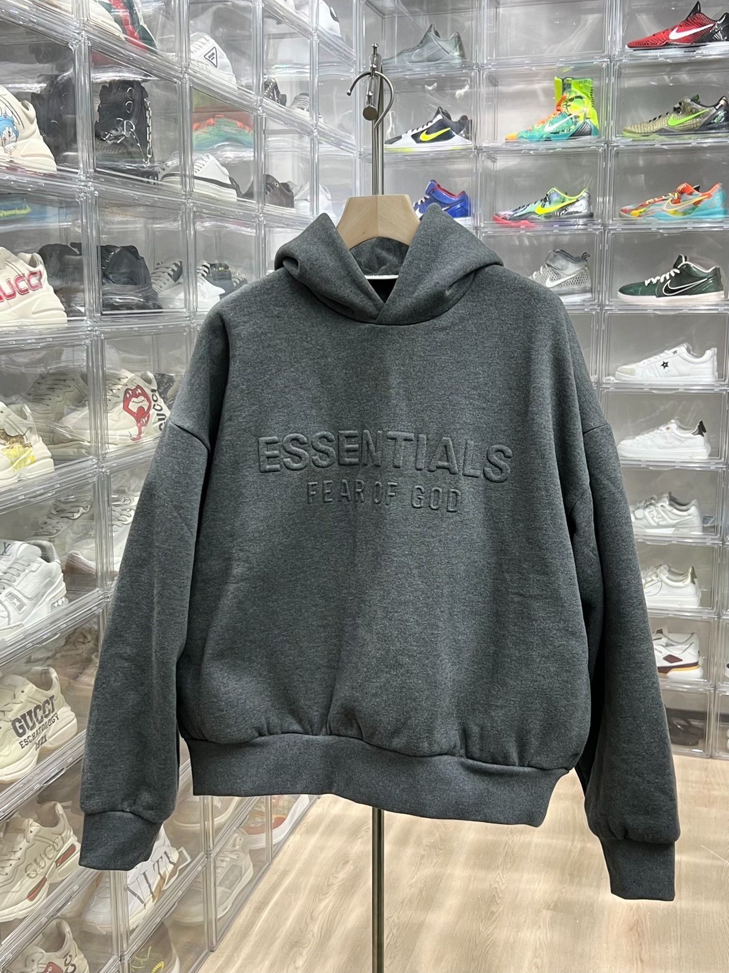 Fear of God Fear of God Retro Gray Hoodie l Men Size US L / EU 52-54 / 3 - 1 Thumbnail