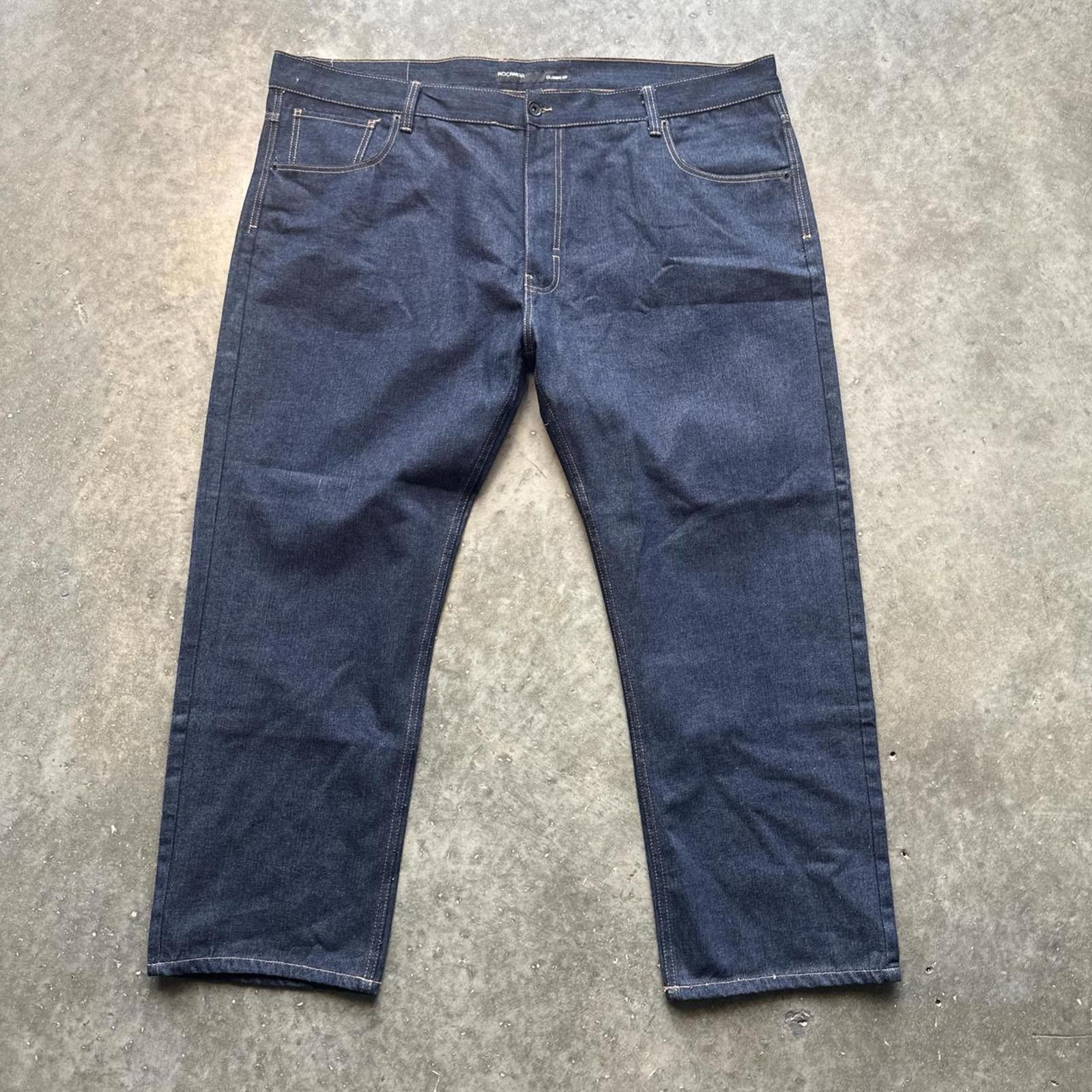 Rocawear Blue Rocawear Straight Leg Jeans With Unique Back Pocket Size US 44 / EU 60 - 1 Thumbnail