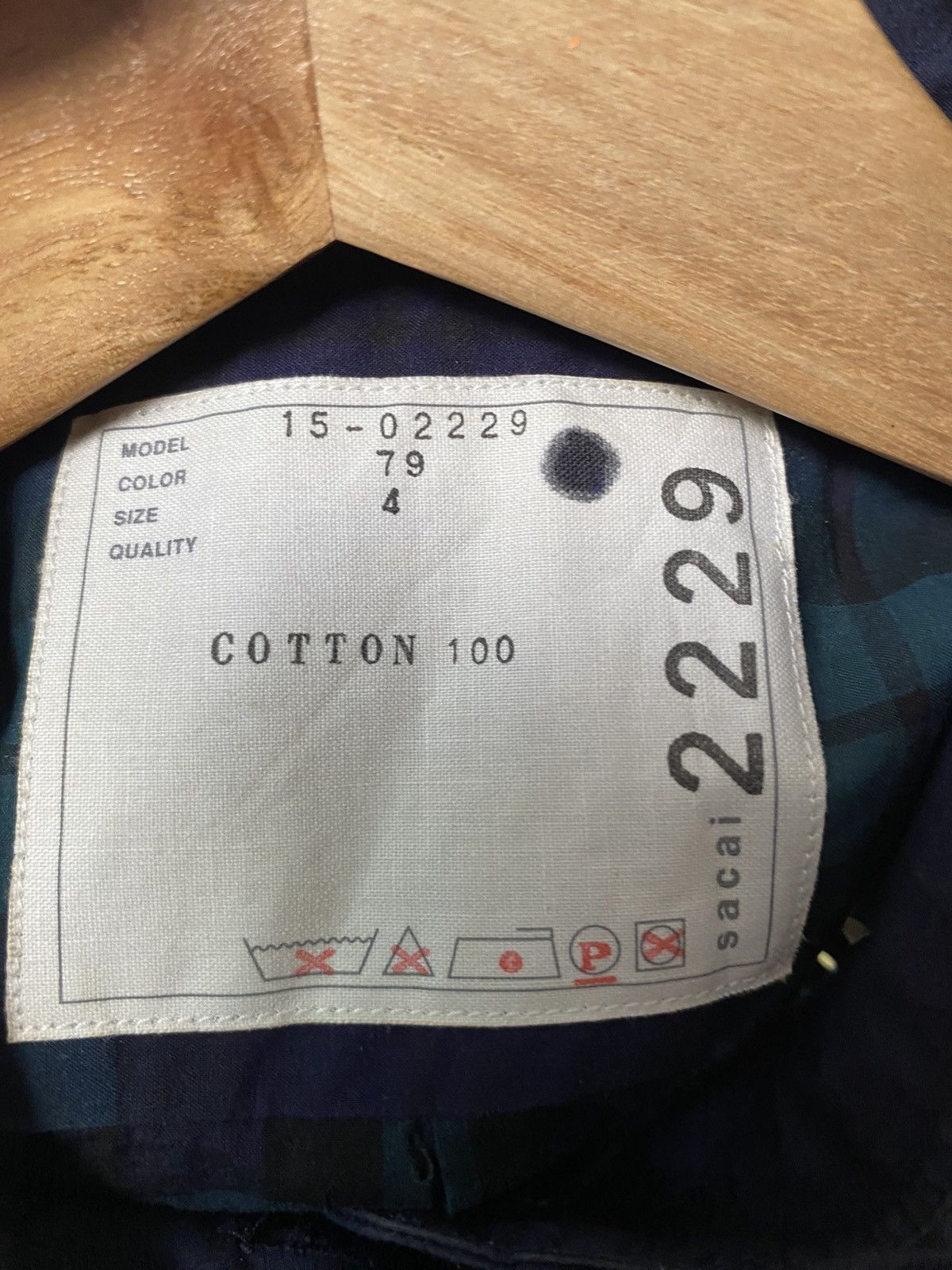 Sacai Sacai tartan short shirts button ups Size US M / EU 48-50 / 2 - 8 Thumbnail