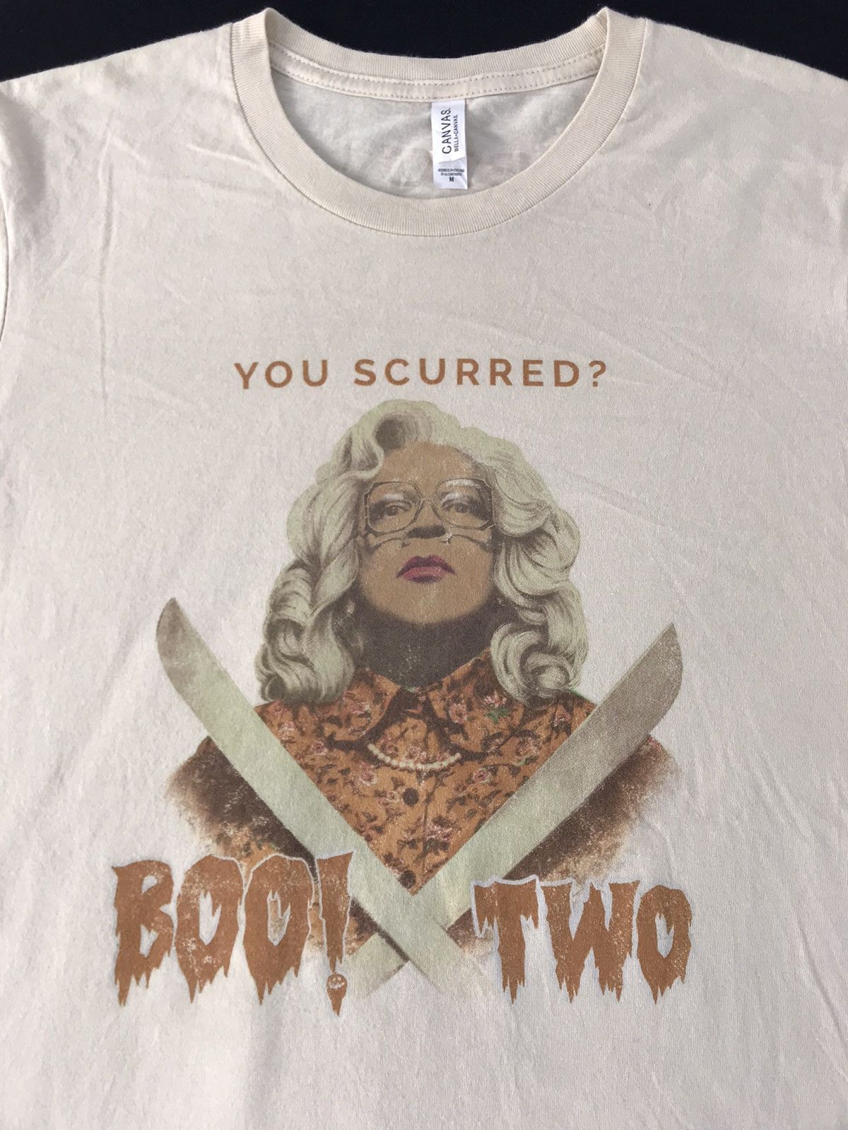 Vintage 2017 Boo 2 You Scurred Madea Tyler Perry Movie Promo Tee Size US S / EU 44-46 / 1 - 4 Thumbnail