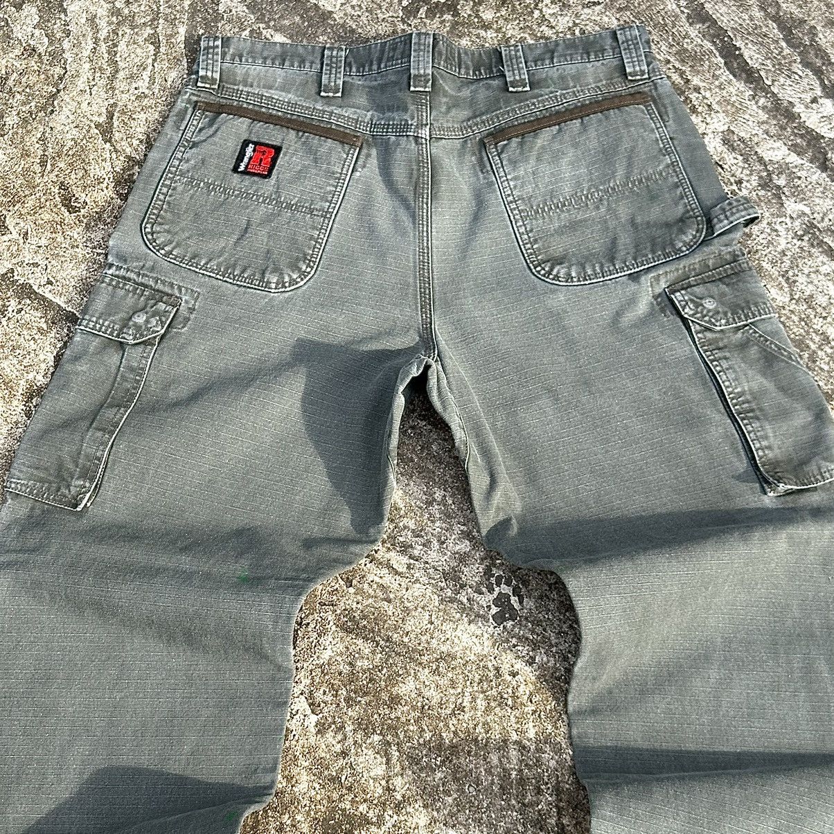 Carhartt × Wrangler (37x33) Crazy Vintage Faded Wrangler Double Knee Pants Size US 37 - 5 Thumbnail