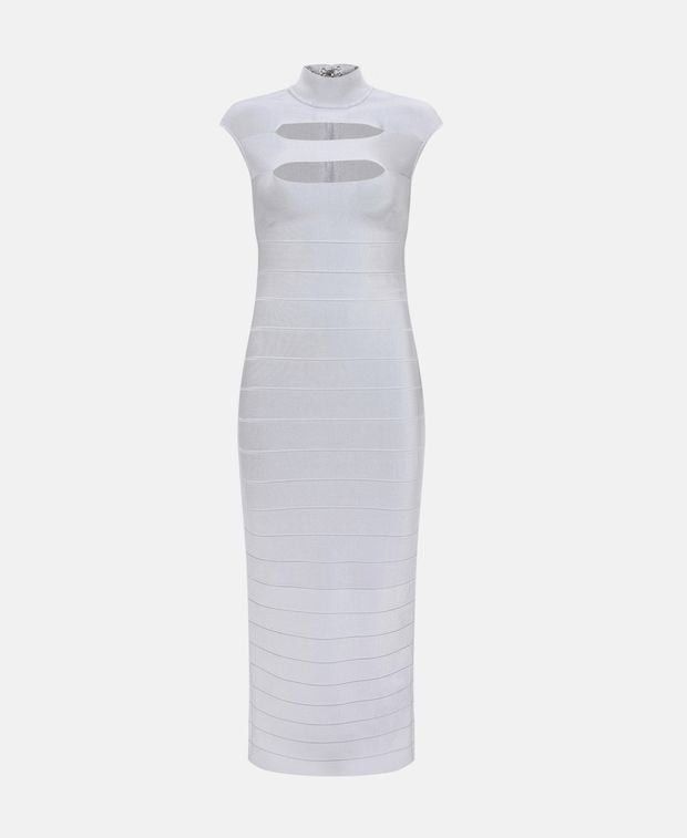 Herve Leger Ribbed dress Size XL / US 12-14 / IT 48-50 - 1 Thumbnail