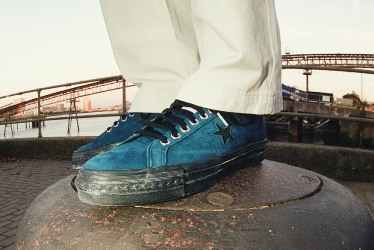 thisisneverthat 172394C DiSTRESSED SUEDE iNDiGO POSEiDON ONE STAR OX CHUCK Size US 10.5 / EU 43-44 - 13 Thumbnail