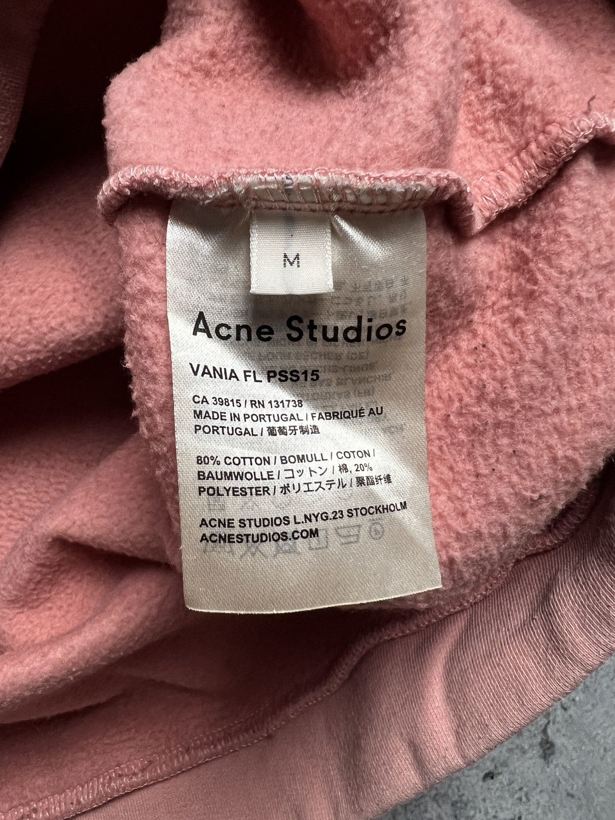 Acne Studios Acne Studios Pink Hoodie Vania FL PSS15 Opium Avant Garde Size M / US 6-8 / IT 42-44 - 11 Thumbnail
