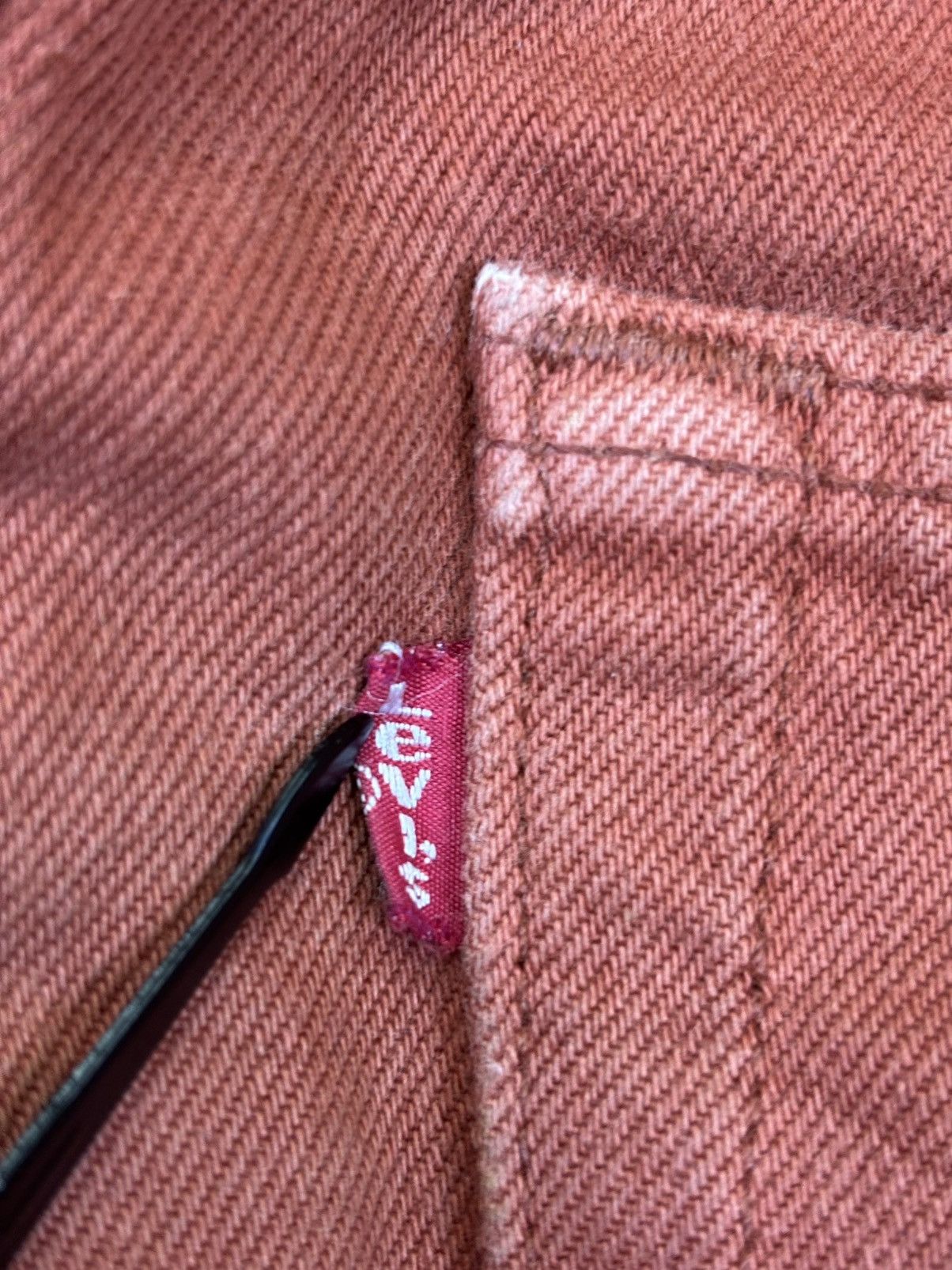 Levi's 💥Archival💥Vintage 90s Levis 501 Light Brown Denim F965 Size 28" / US 6 / IT 42 - 11 Thumbnail