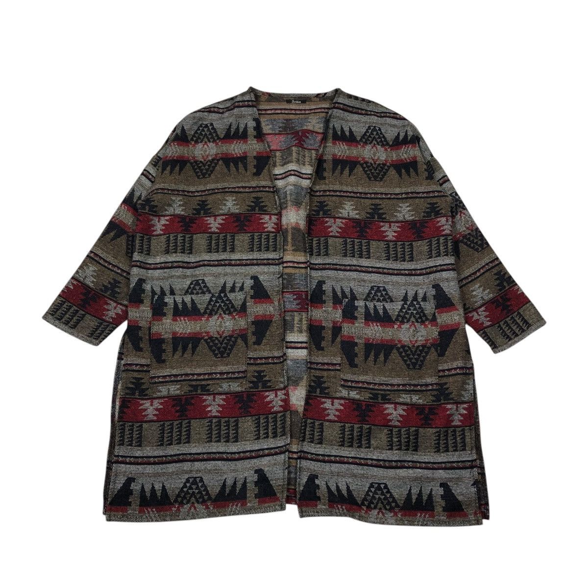 Japanese Brand 🔥VINTAGE JACKET NAVAJO NATIVE AZTEC SUVERE ISSEY MIYAKE Size US L / EU 52-54 / 3 - 1 Thumbnail