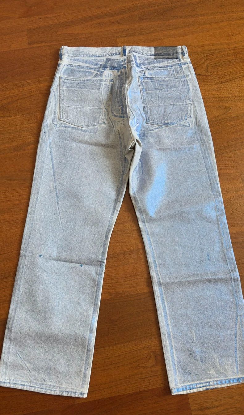 Our Legacy Our Legacy Brush Heavy weight bright straight long jeans Size US 33 - 5 Thumbnail