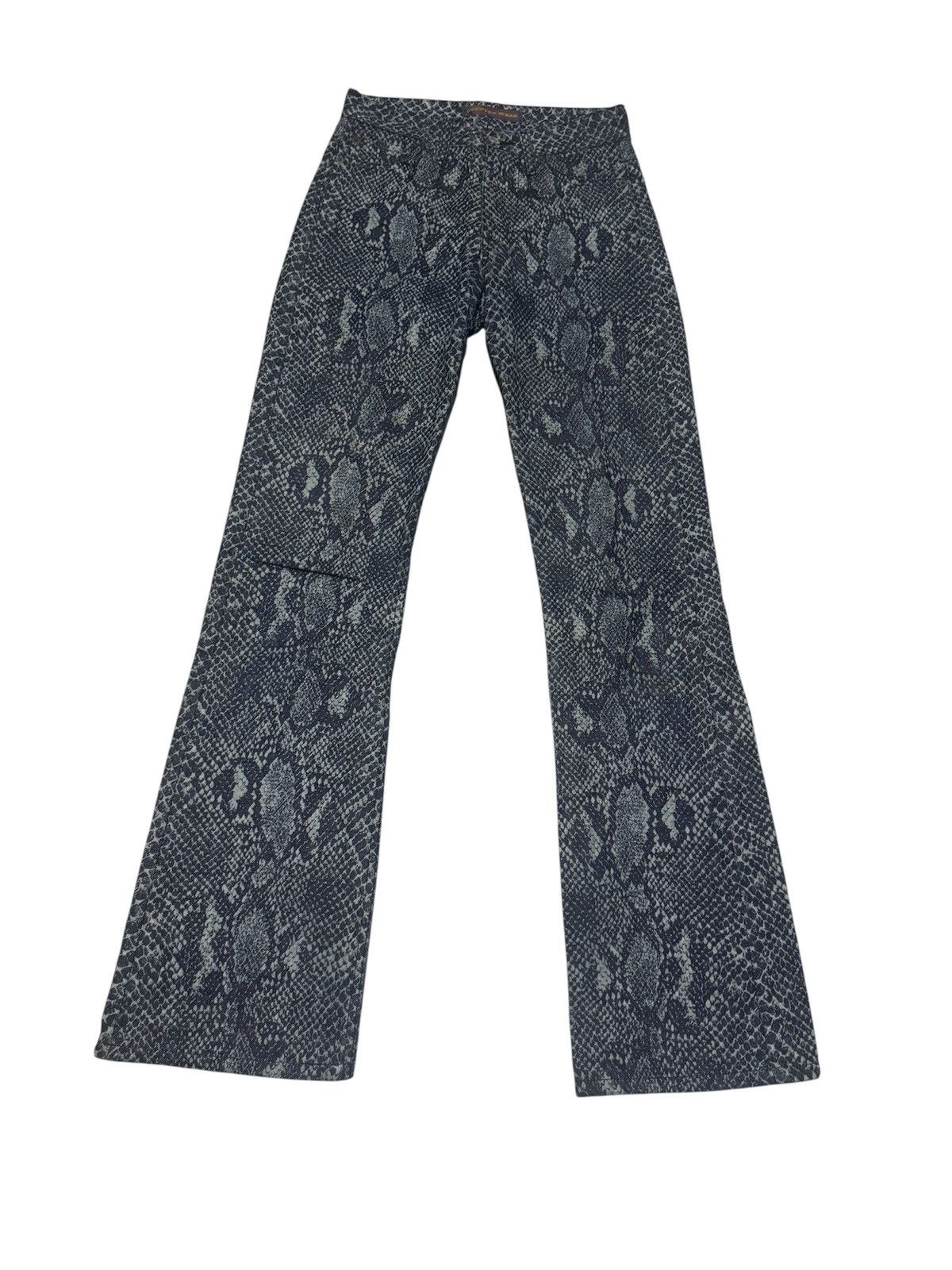 パンツ hysteric glamour snake flare pants HYSTERIC GLAMOUR SNAKE LOOP デニムフレアパンツ