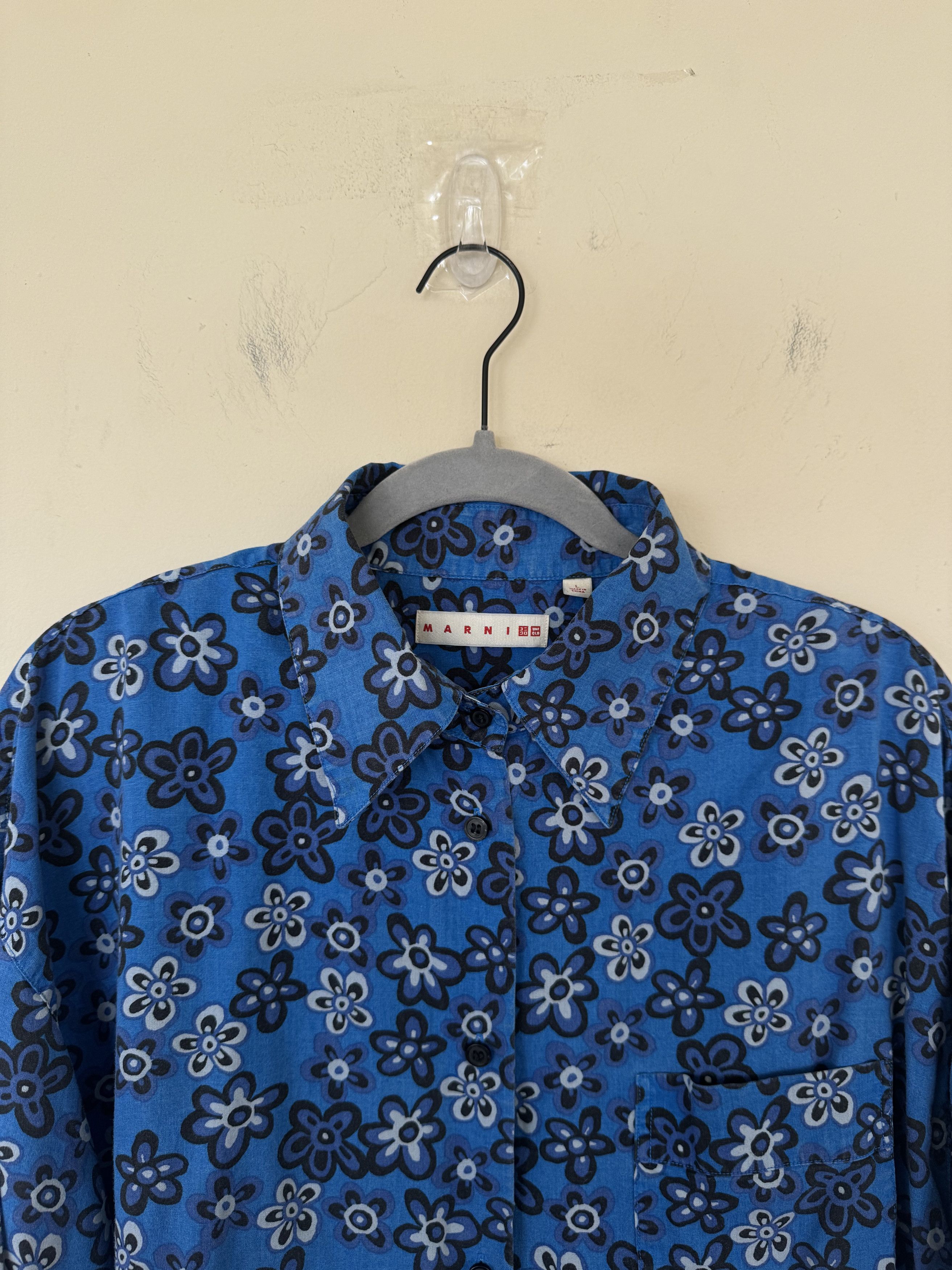 Marni × Uniqlo Marni Floral Button Up Size US L / EU 52-54 / 3 - 4 Thumbnail