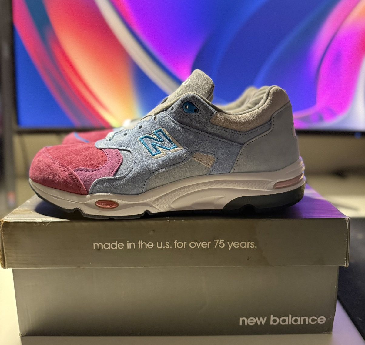 Kith × New Balance Kith New Balance 1700 Pink Toe Size US 10 / EU 43 - 4 Thumbnail