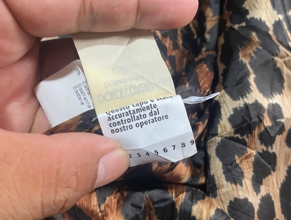 Dolce & Gabbana Vintage Dolce Gabbana Leopard Beige Suit Blazer Size US S / EU 44-46 / 1 - 8 Thumbnail