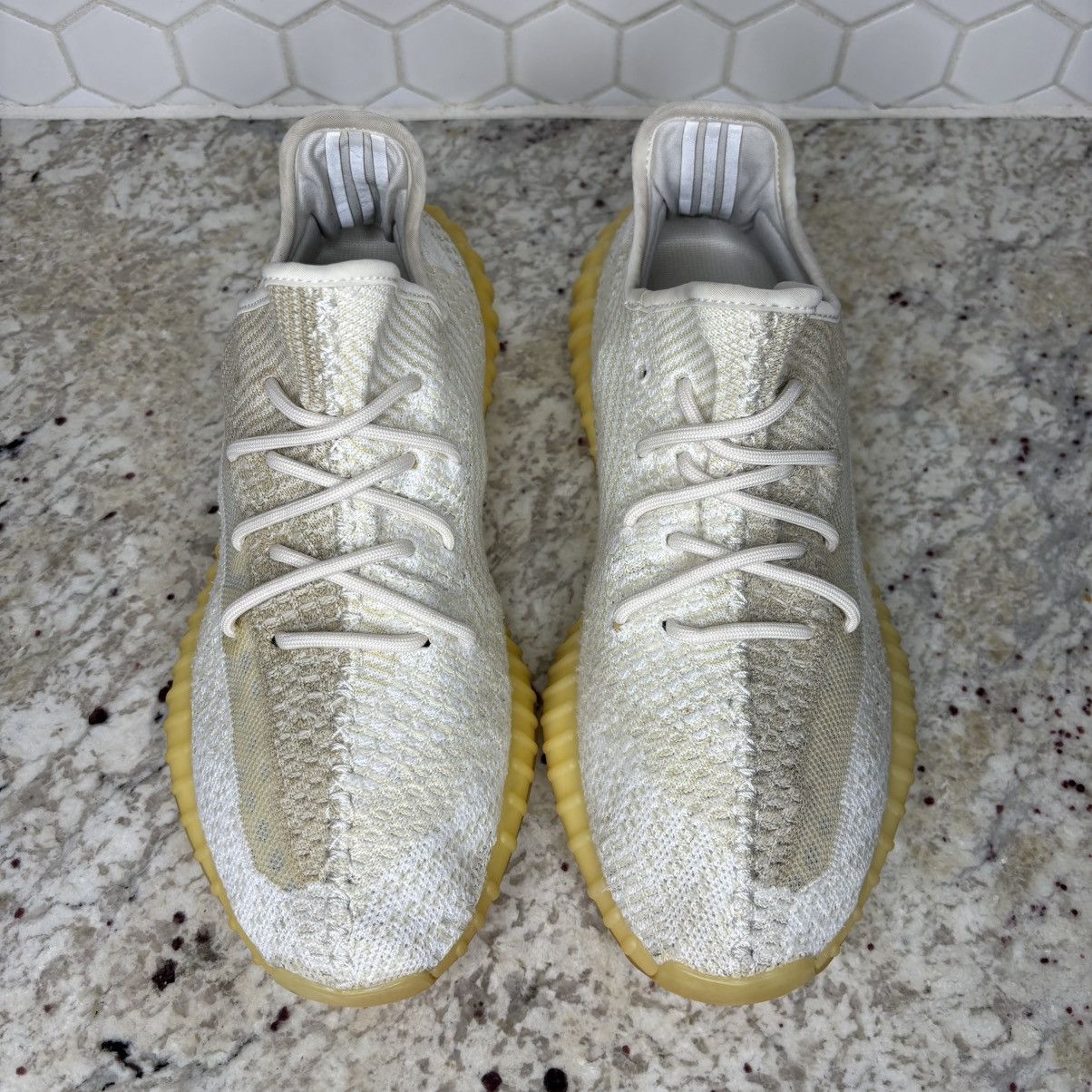 Adidas × Kanye West Size 12-Adidas Yeezy Boost 350 V2 Natural WORN NO BOX Size US 12 / EU 45 - 5 Thumbnail