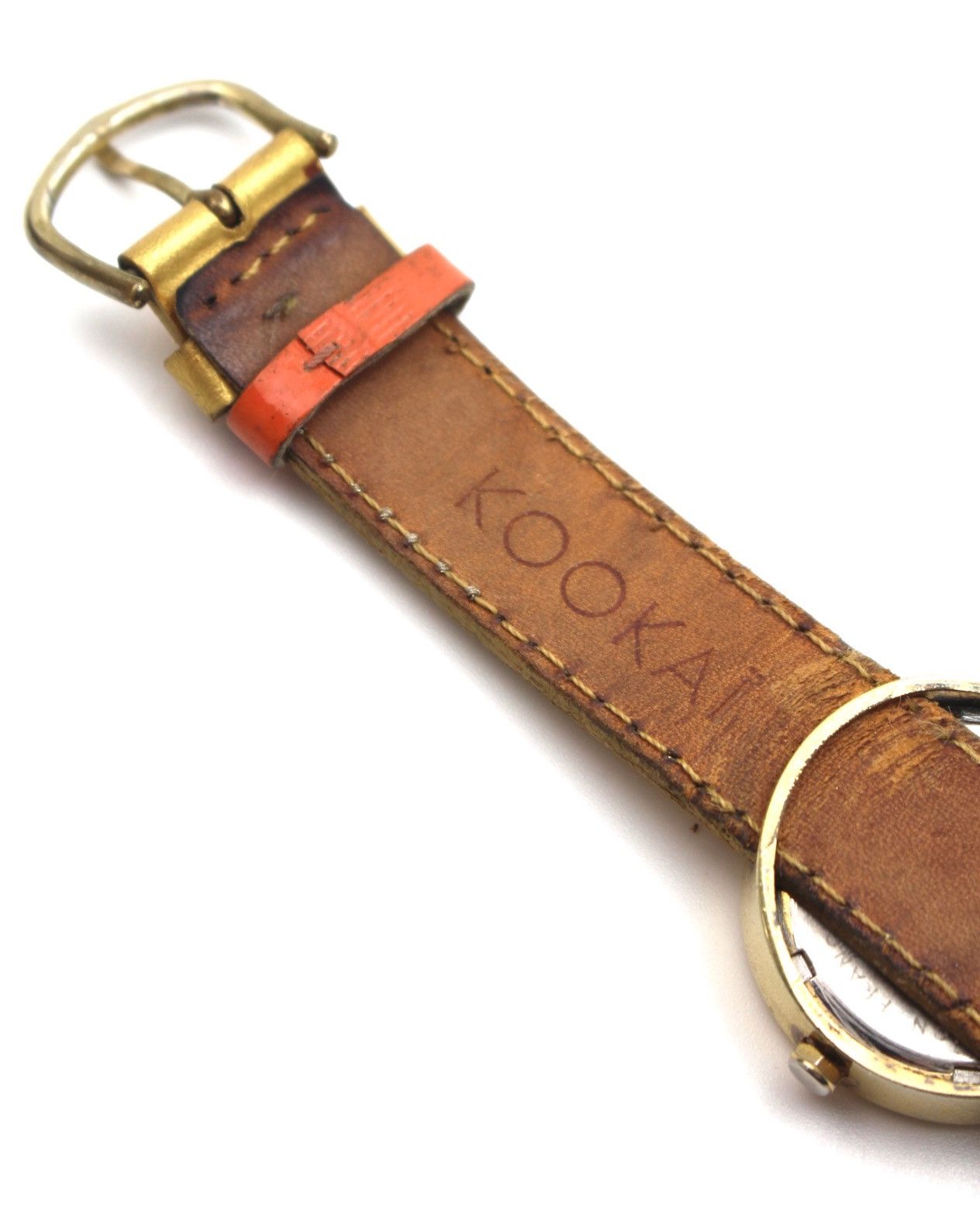 Hysteric Glamour 2000S KOOKAÏ PARIS CELESTIAL SUN METALLIC GOLD STRAP WATCH Size ONE SIZE - 4 Thumbnail